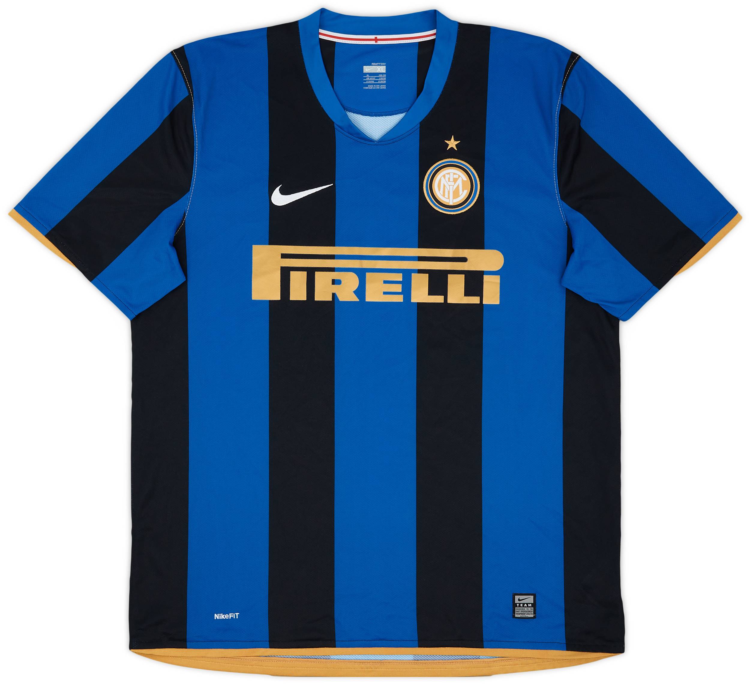 INTER 100周年 #5 STANKOVIC 2003-04 Inter Milan Match Issue Home L/S Shirt Stankovic #11