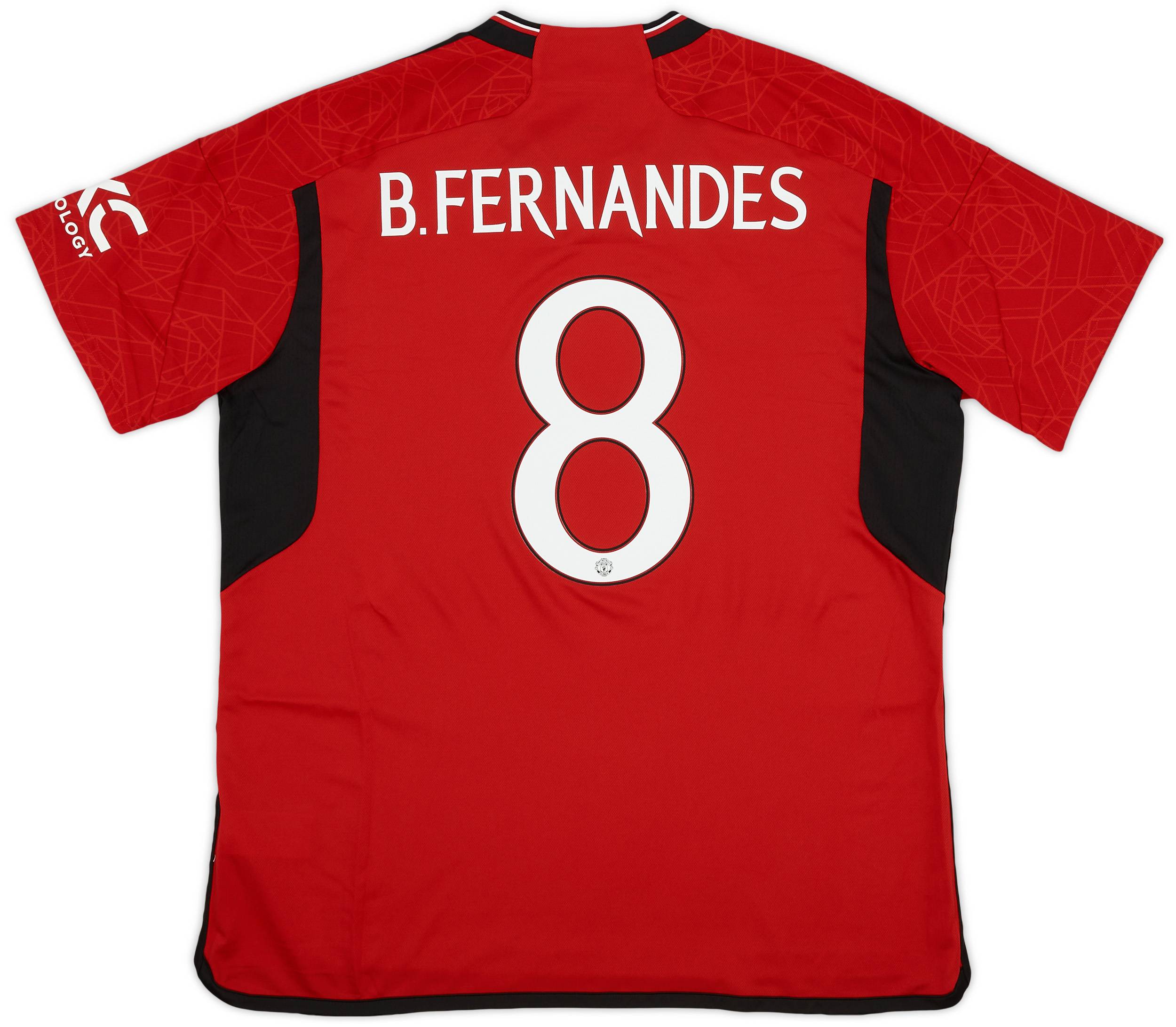 2023-24 Manchester United Home Shirt B.Fernandes #8 (XL)