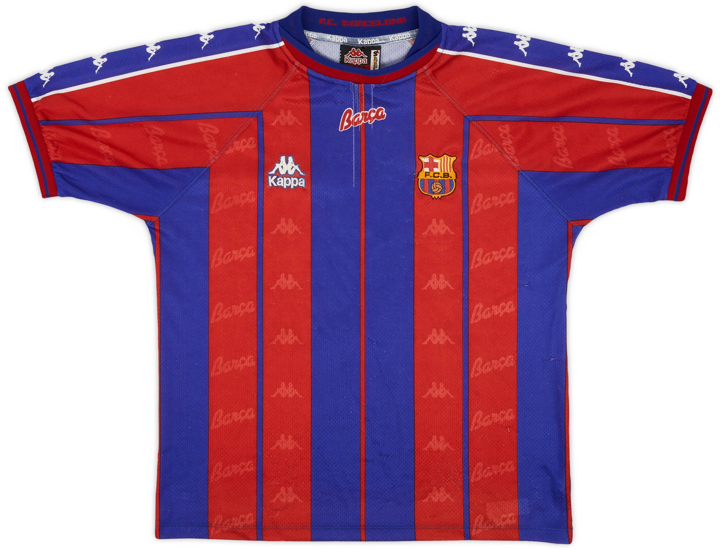 1997-98 Barcelona Home Shirt - 6/10 - (S)