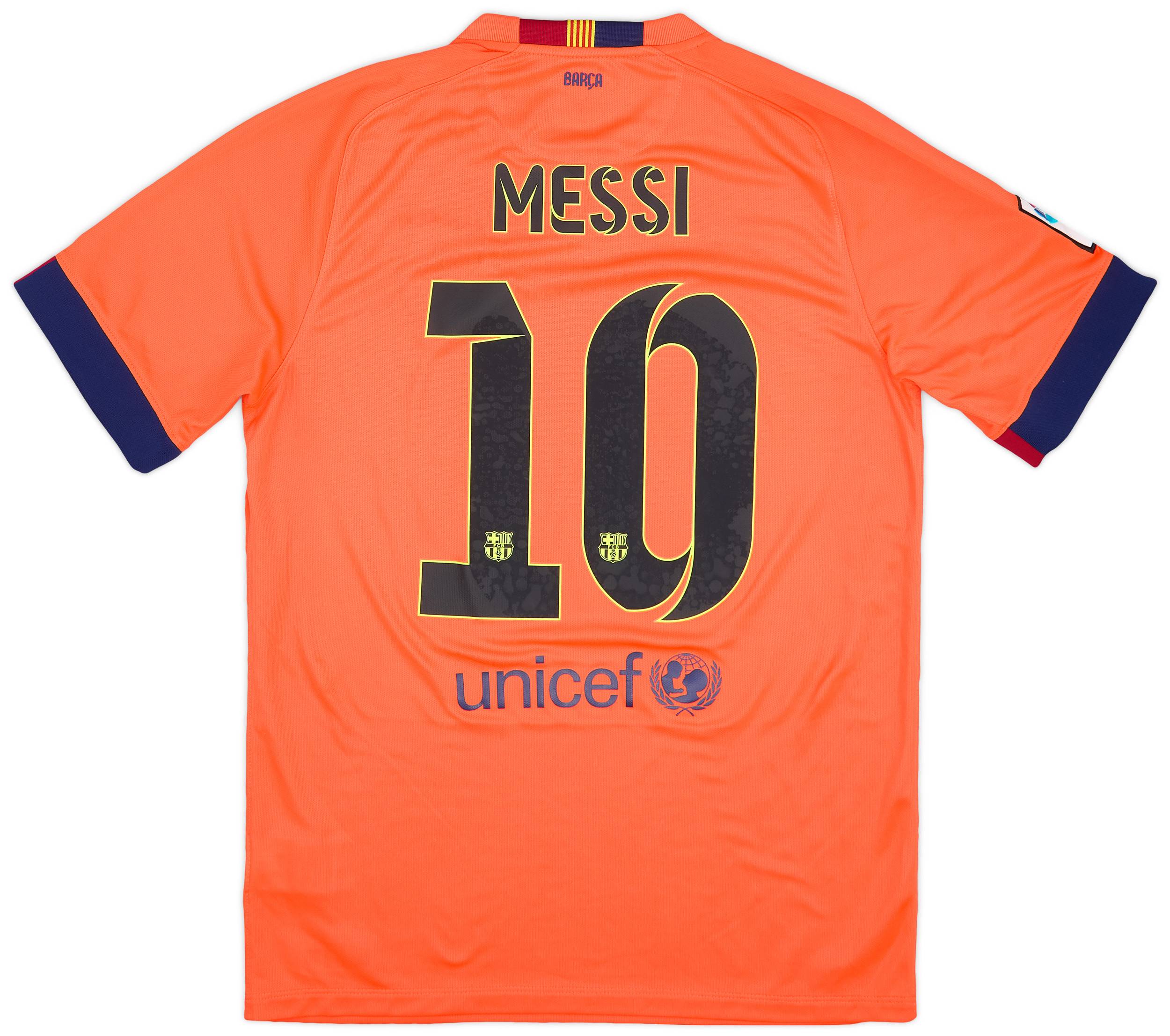 2014-15 Barcelona Away Shirt Messi #10 - 8/10 - (M)