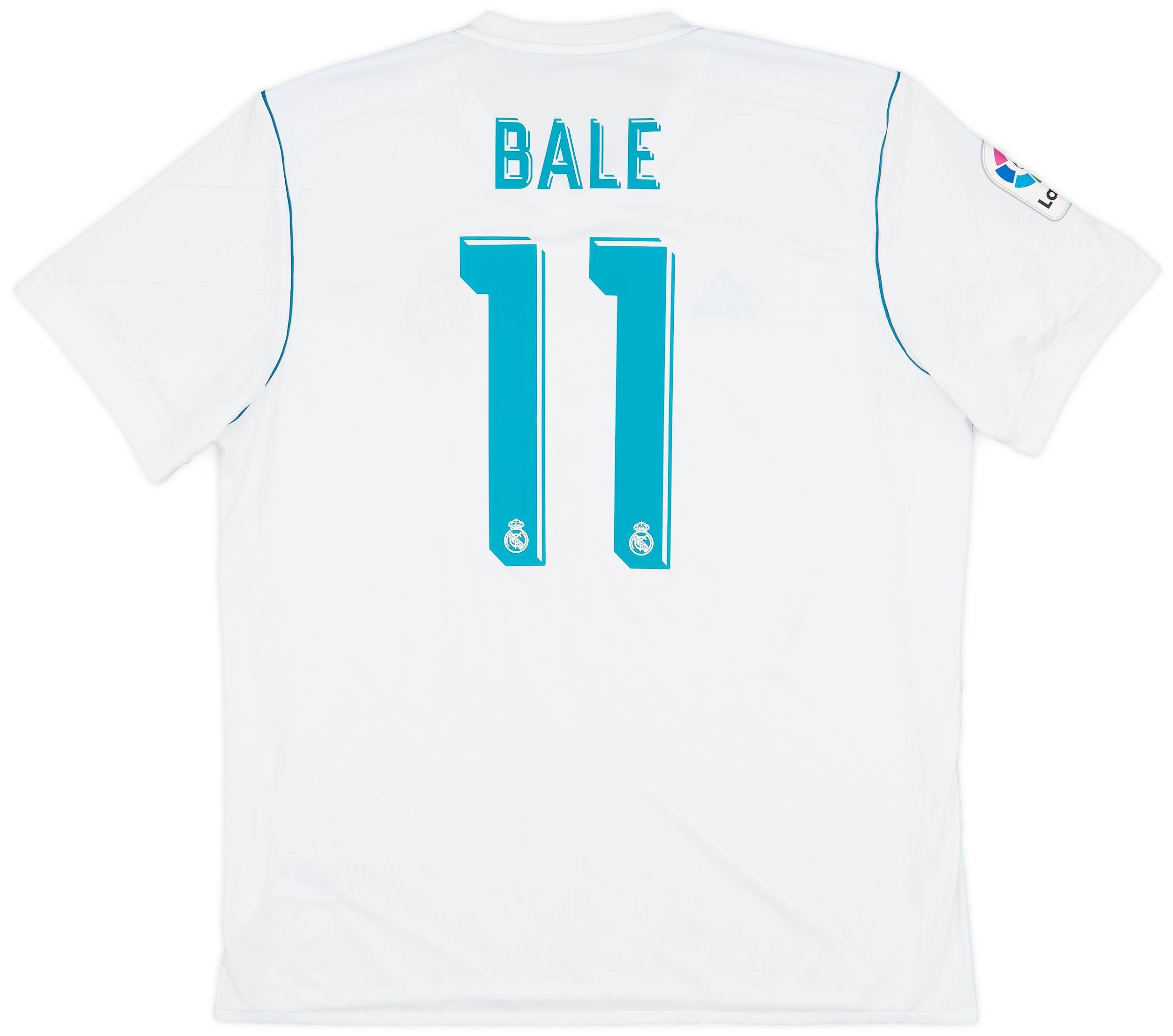 2017-18 Real Madrid Home Shirt Bale #11 - 7/10 - (XL)