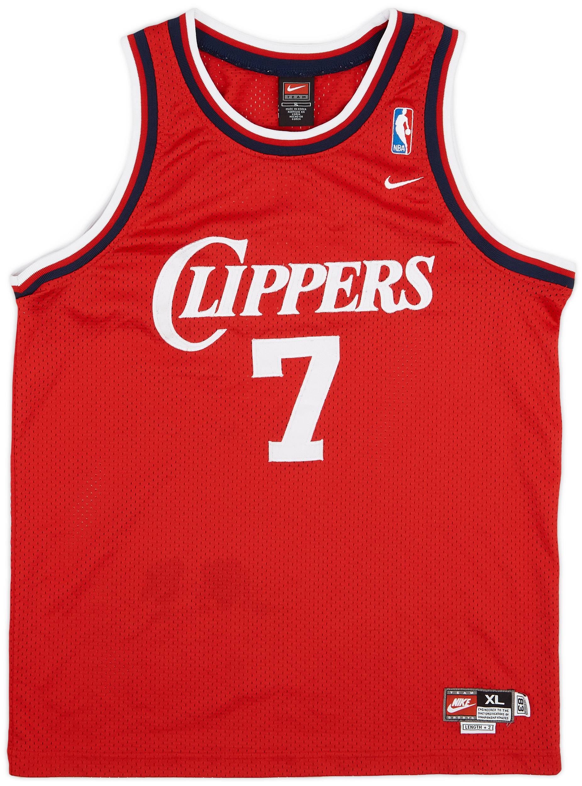 1983-84 San Diego Clippers Odom #7 Nike Rewind Swingman Jersey - 7/10 - (XL.Boys)