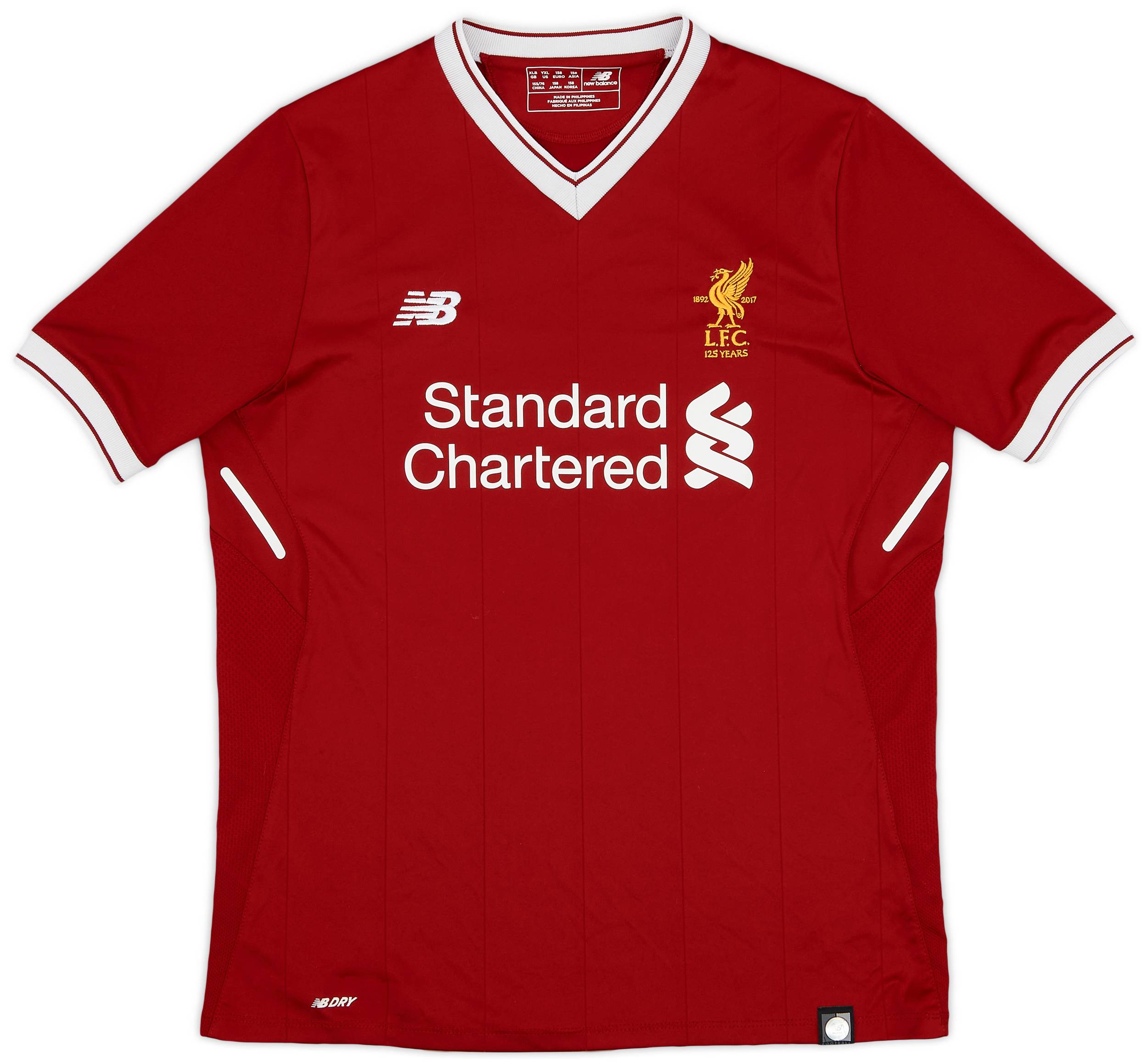 2017-18 Liverpool 125 Years Home Shirt - 9/10 - (XL.Boys)