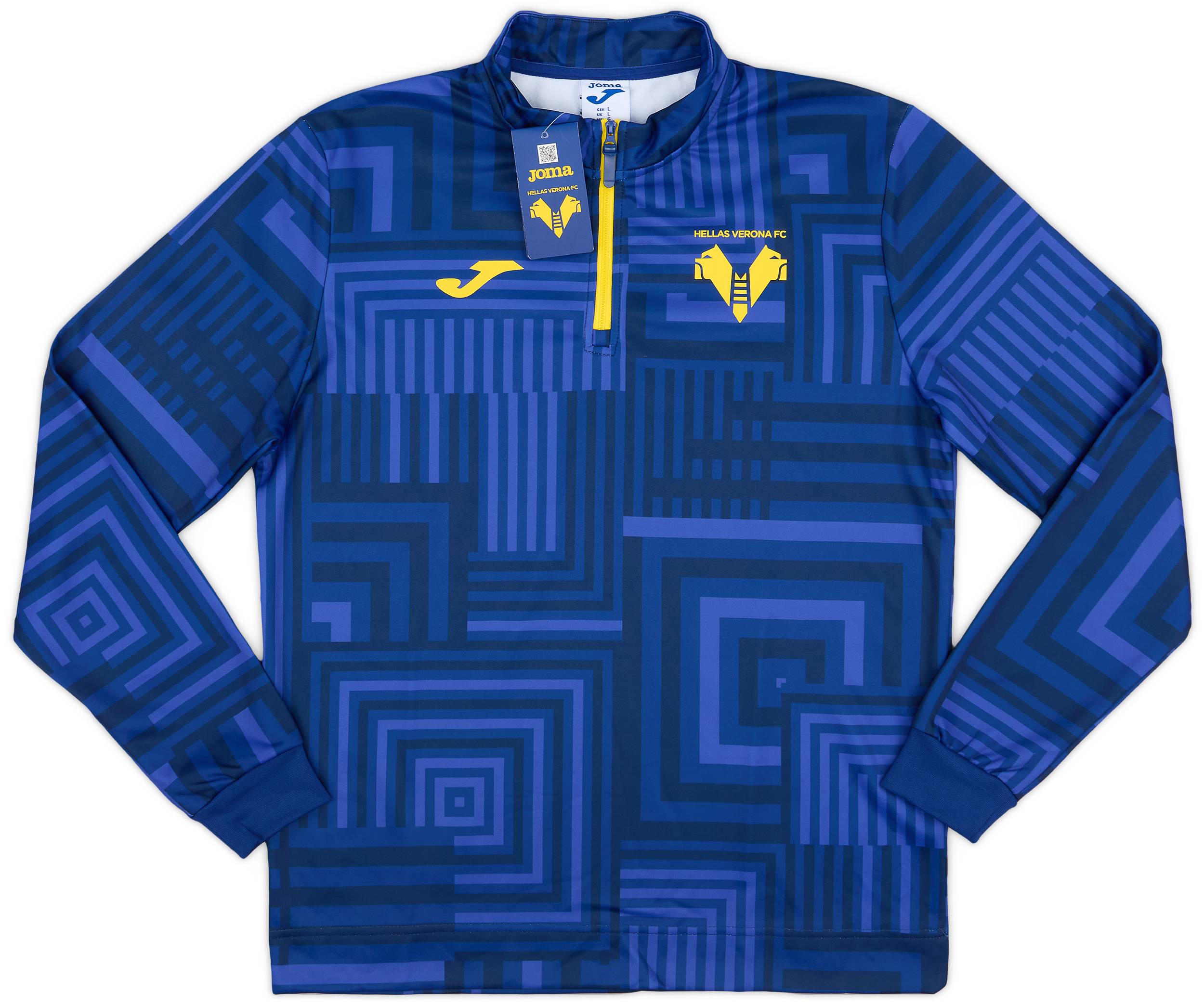 2023-24 Hellas Verona Joma Pre-Match 1/4 Zip Training Top