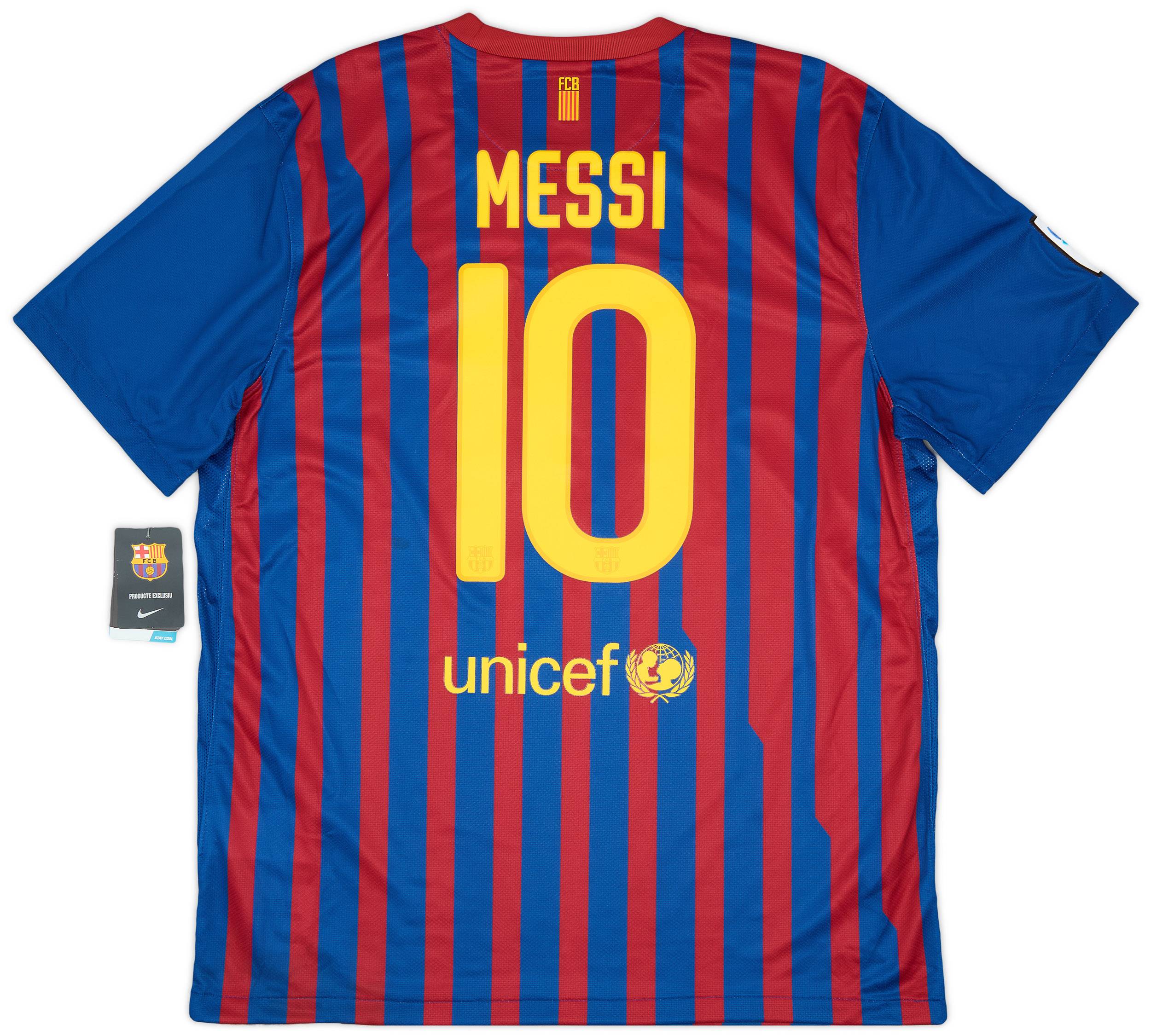 2011-12 Barcelona Home Shirt Messi #10 (XL)