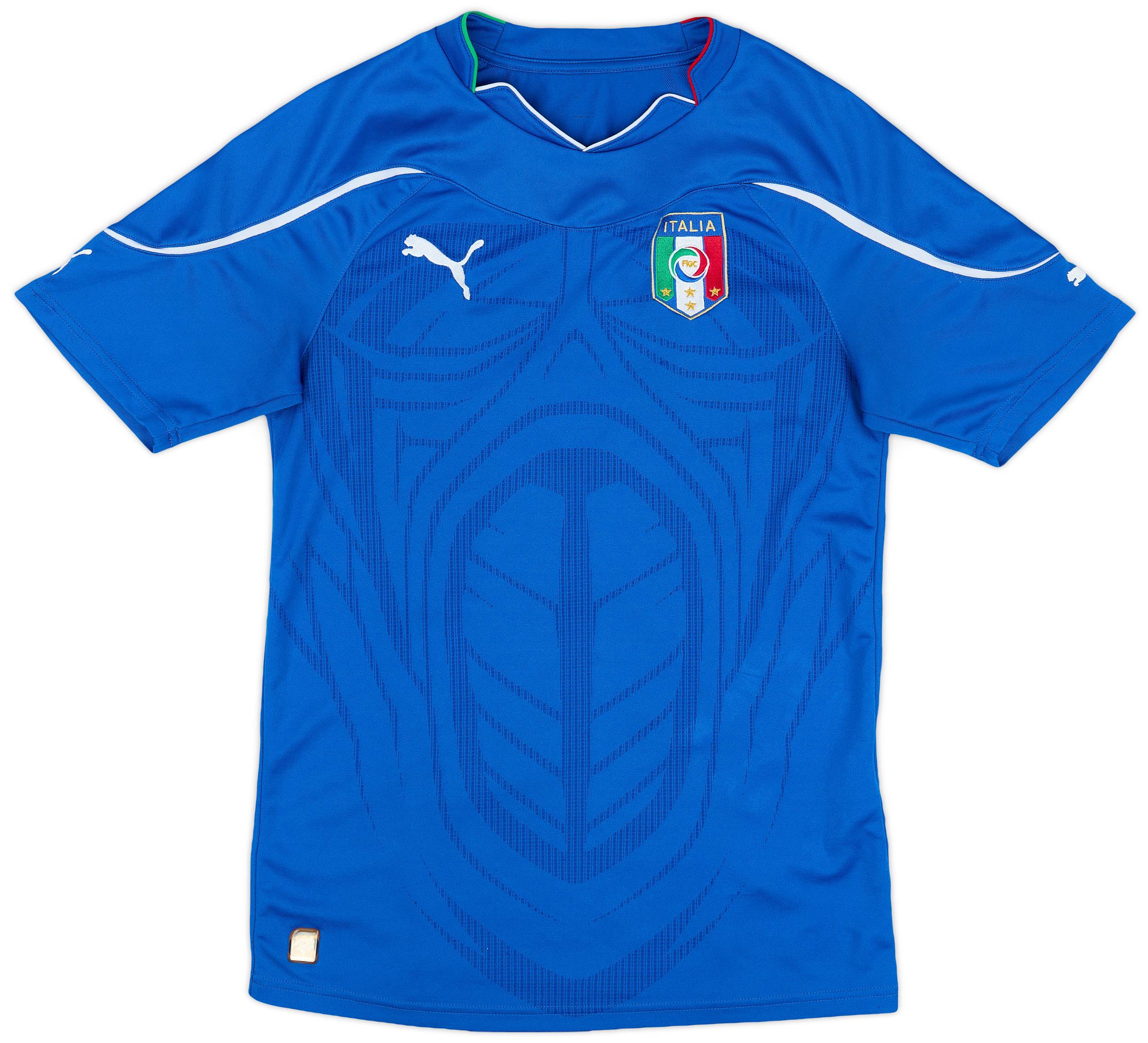 2010-12 Italy Home Shirt - 8/10 - (XL.Boys)