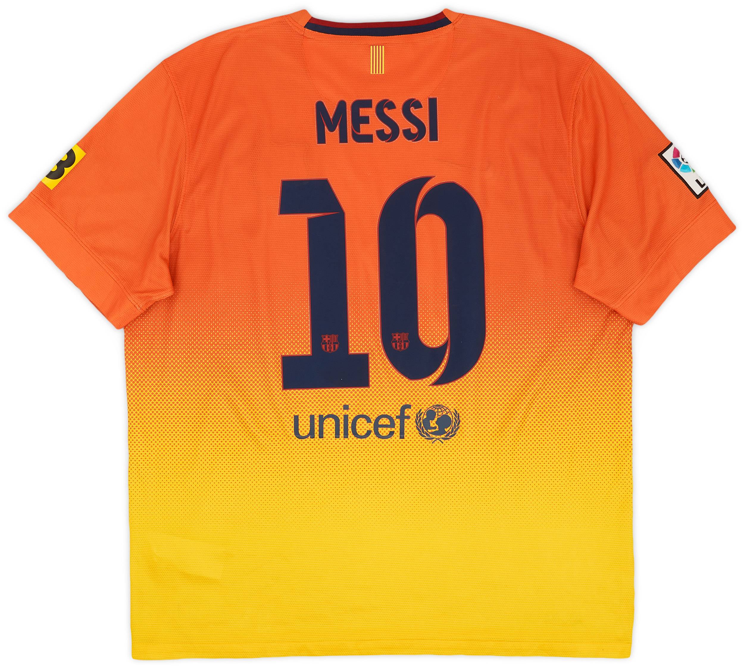 2012-13 Barcelona Away Shirt Messi #10 - 8/10 - (XL)