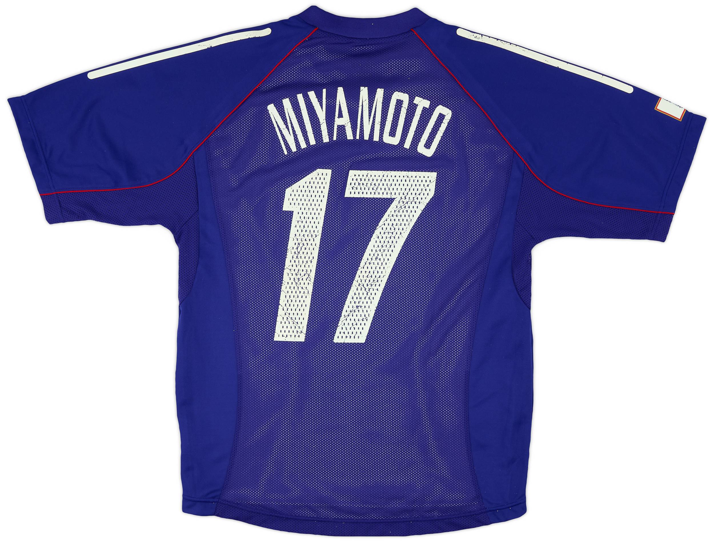 2002-04 Japan Player Issue Home Shirt Miyamoto #17 - 5/10 - (L)