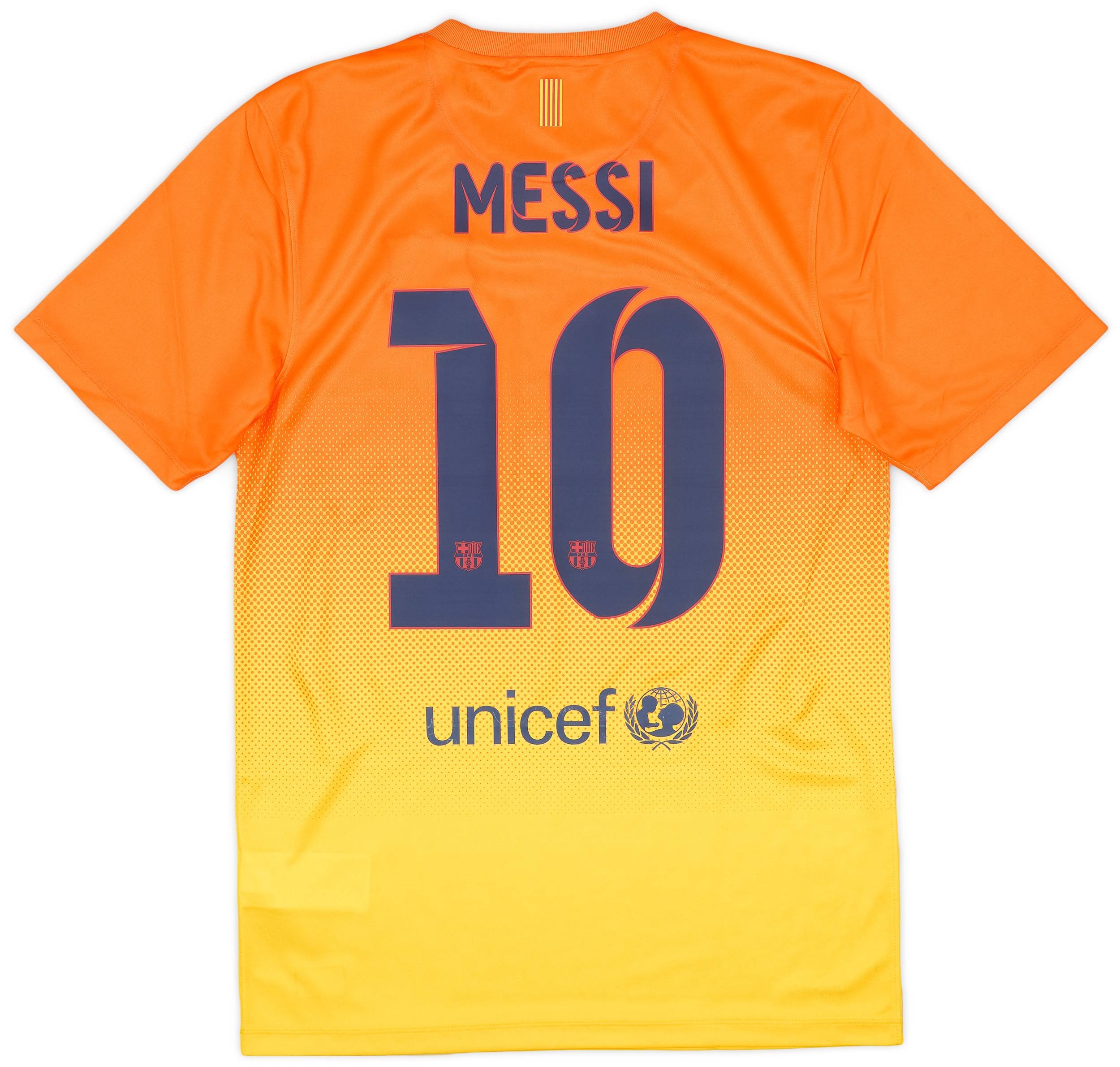 2012-13 Barcelona Basic Away Shirt Messi #10 (S)