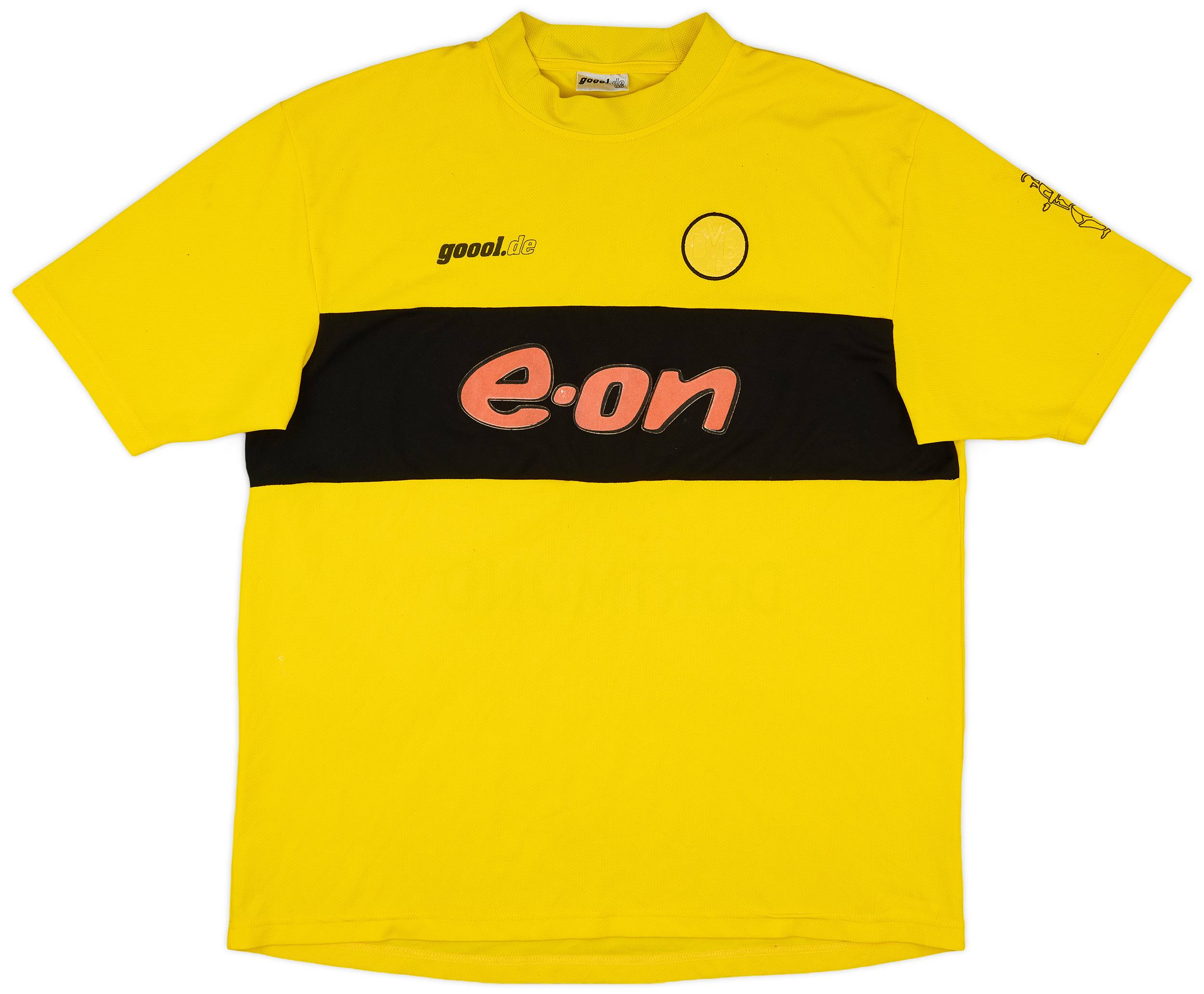 2002-03 Borussia Dortmund Home Shirt - 4/10 - (XXL)