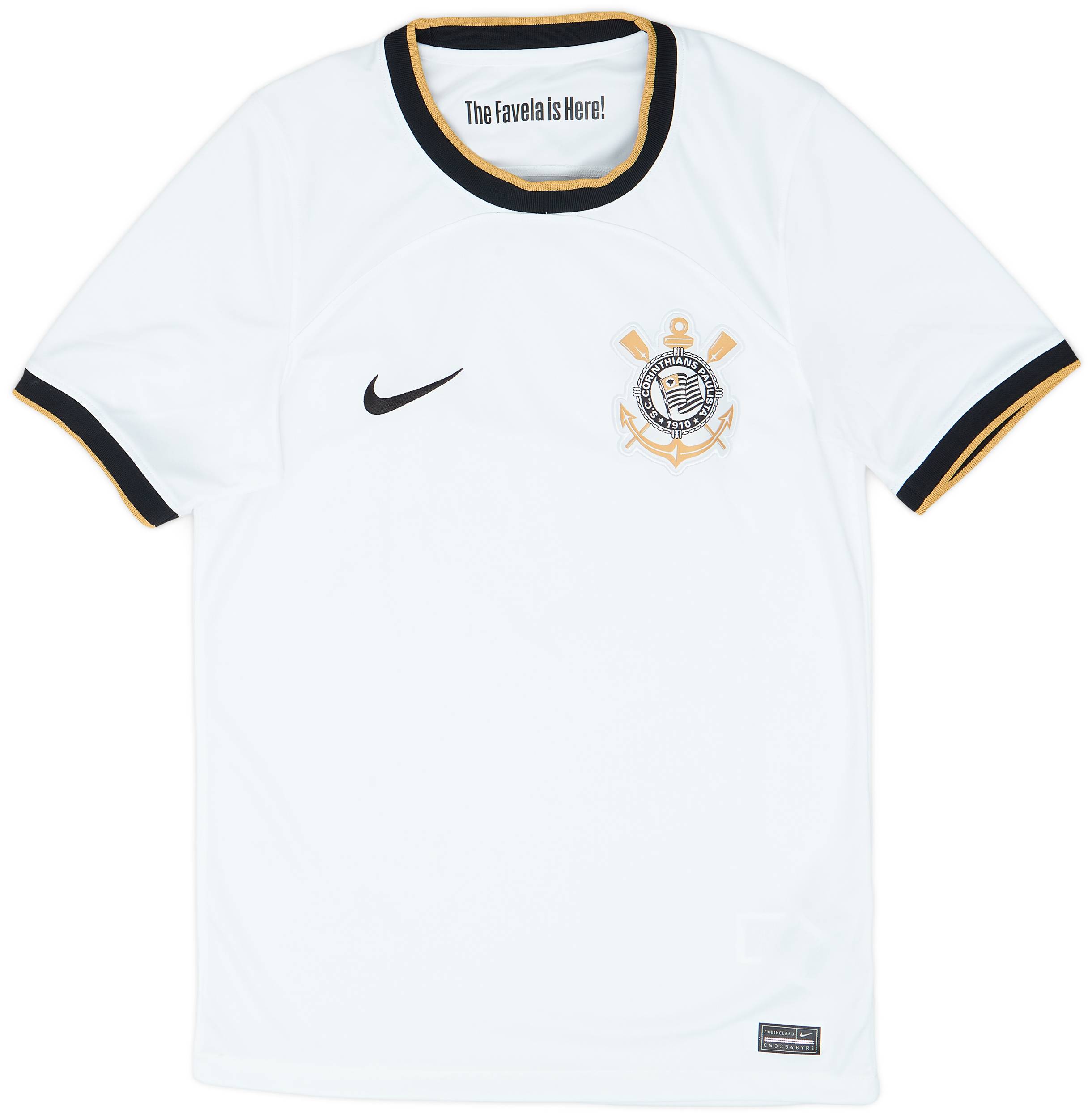 2022-23 Corinthians Home Shirt - 9/10 - (S)