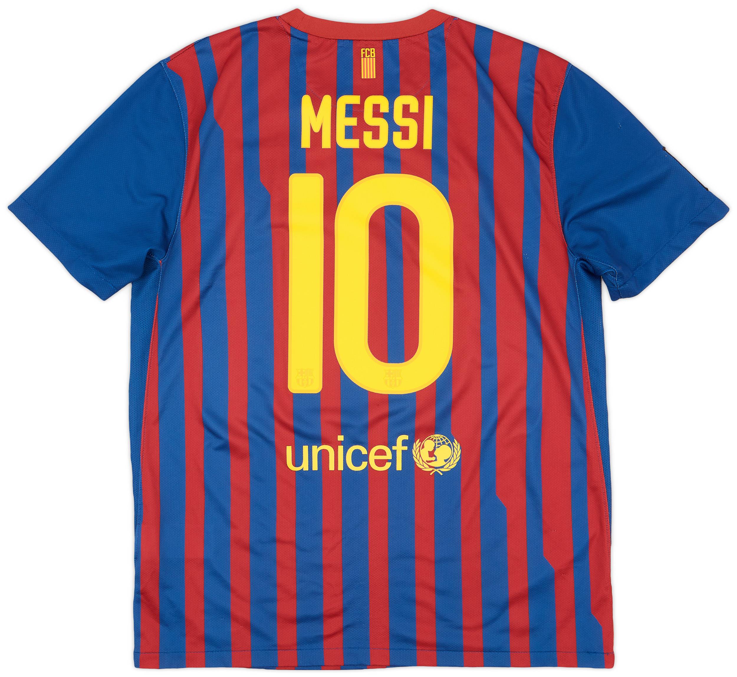 2011-12 Barcelona Home Shirt Messi #10 - 8/10 - (L)