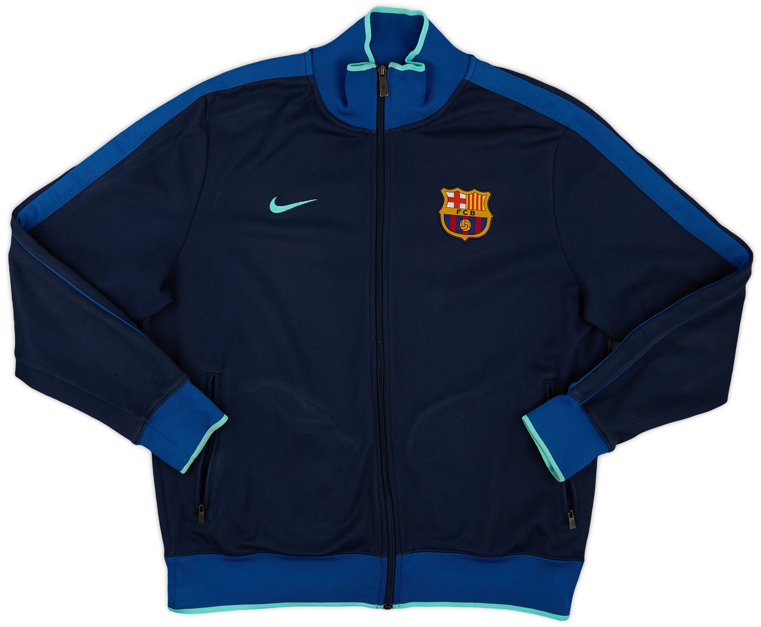 2010-11 Barcelona Nike N98 Track Jacket - 7/10 - (XL)