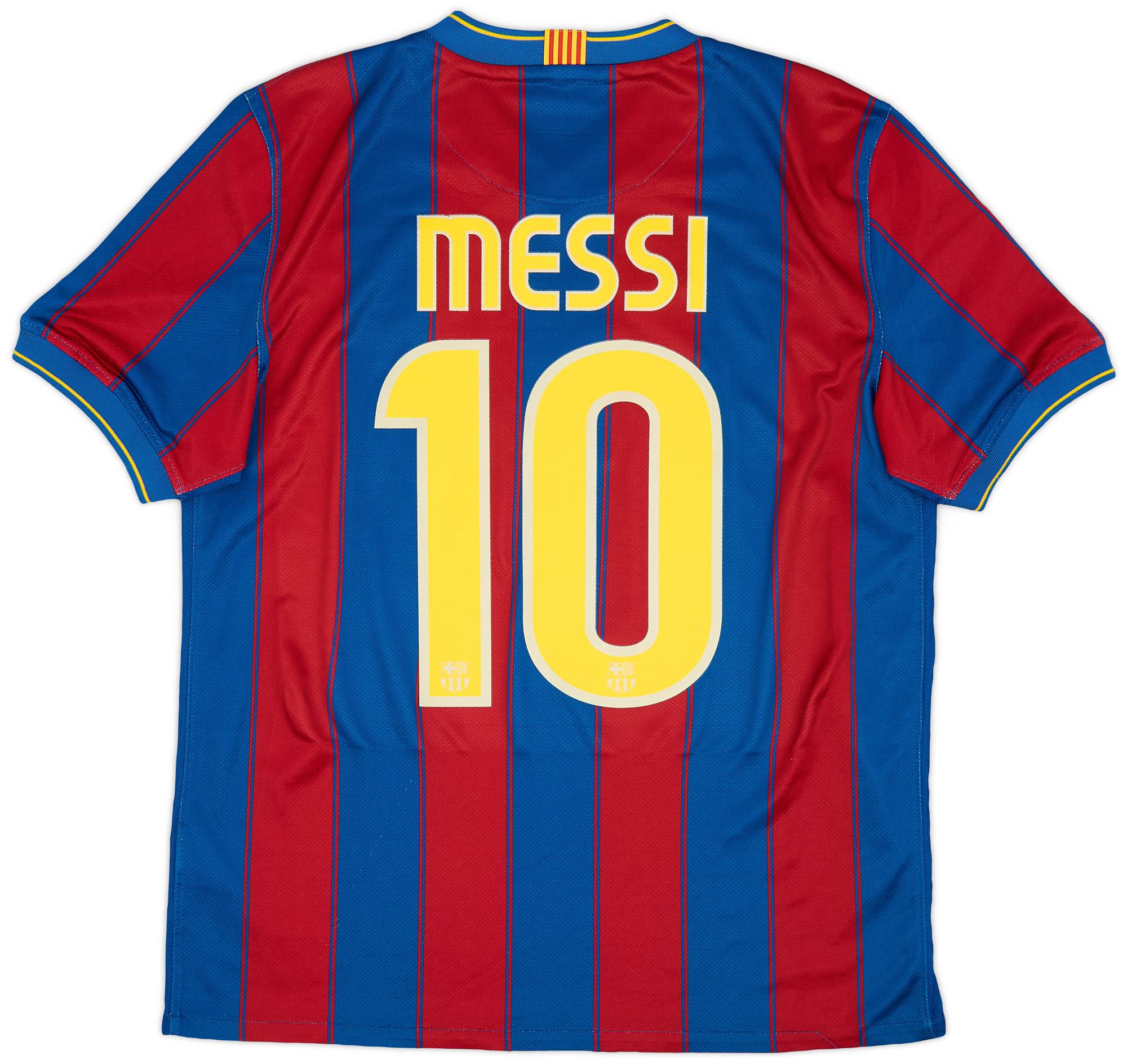 2009-10 Barcelona Home Shirt Messi #10 - 8/10 - (M)