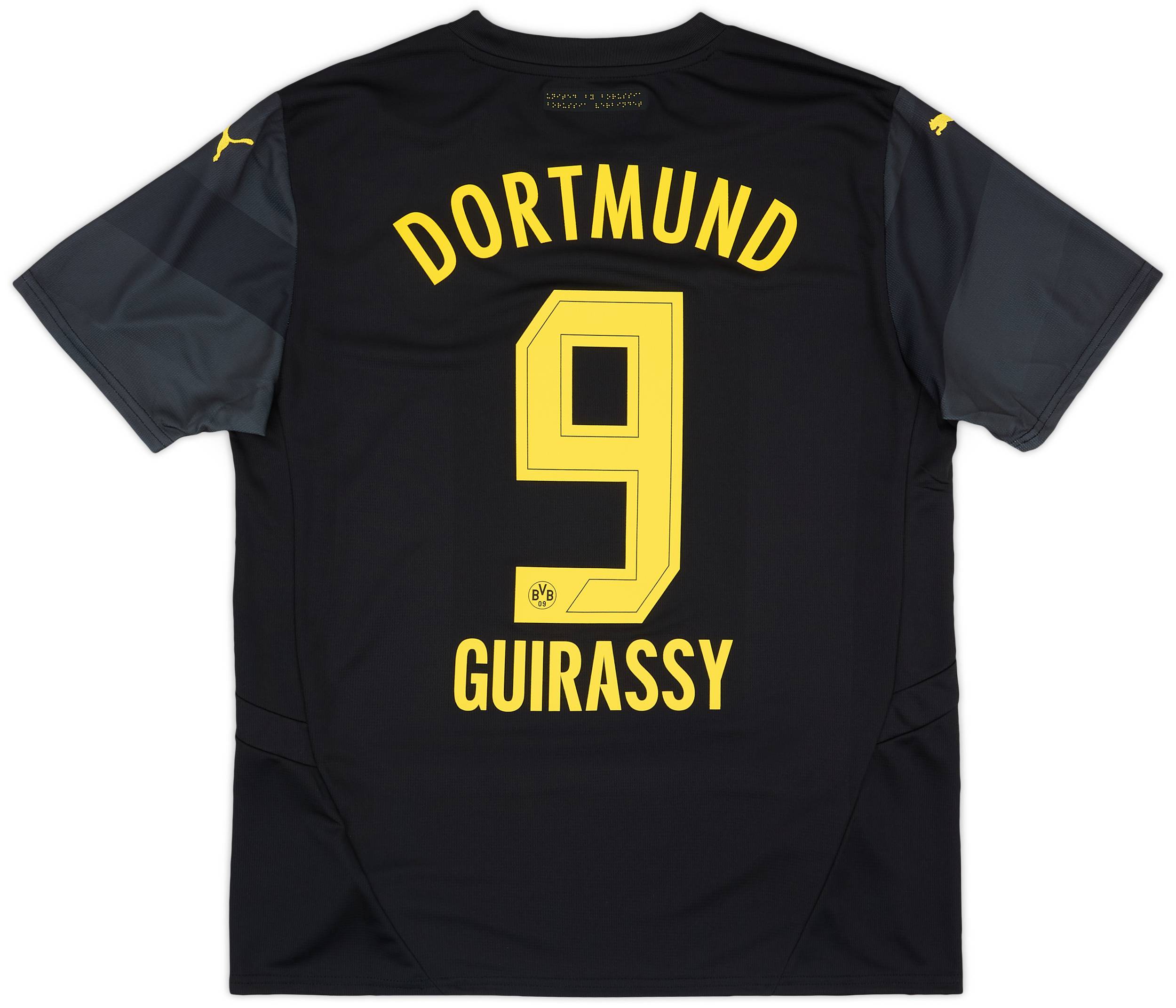 2024-25 Borussia Dortmund Away Shirt Guirassy #9