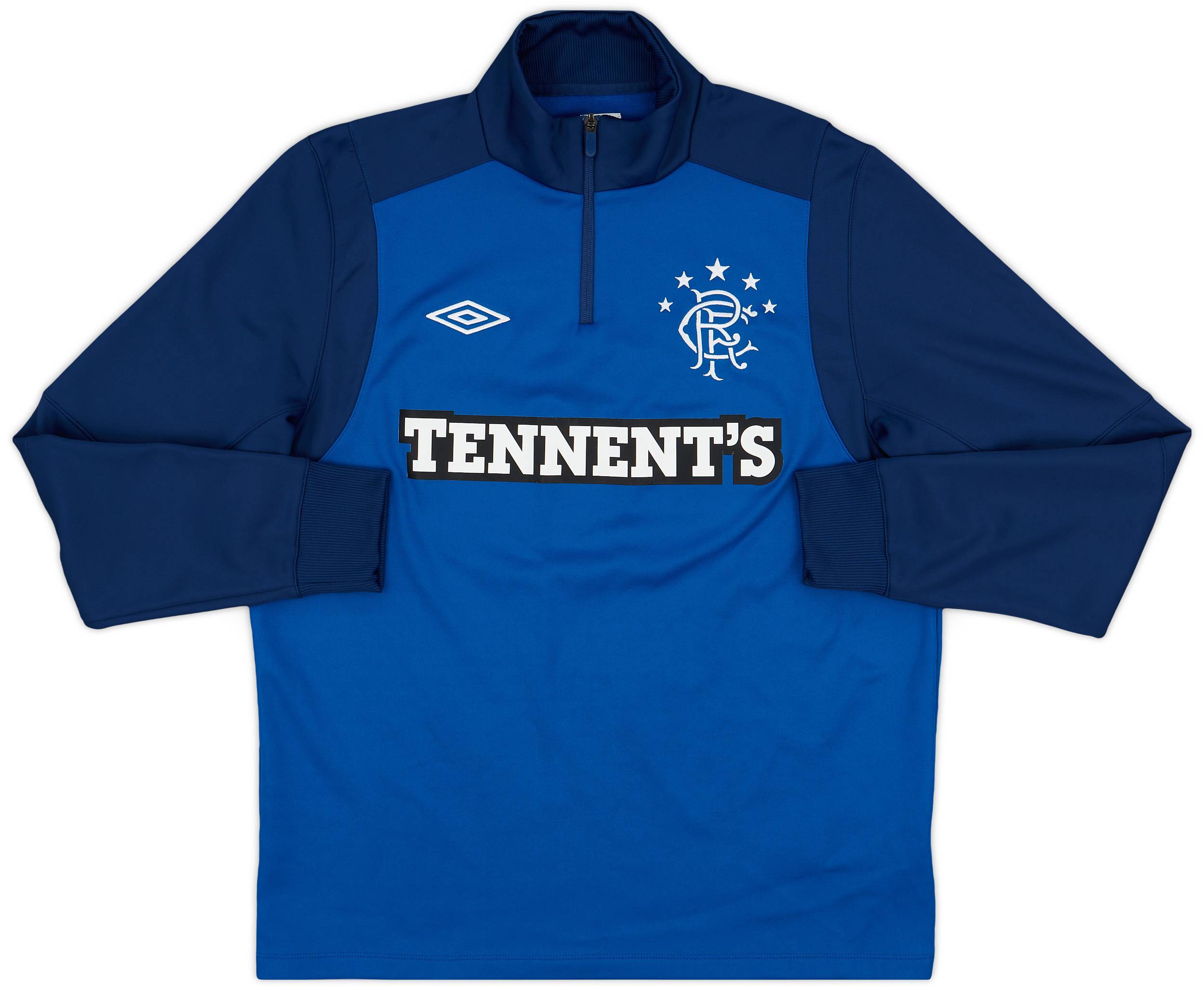 2011-12 Rangers Umbro 1/4 Zip Drill Top - 9/10 - (L)