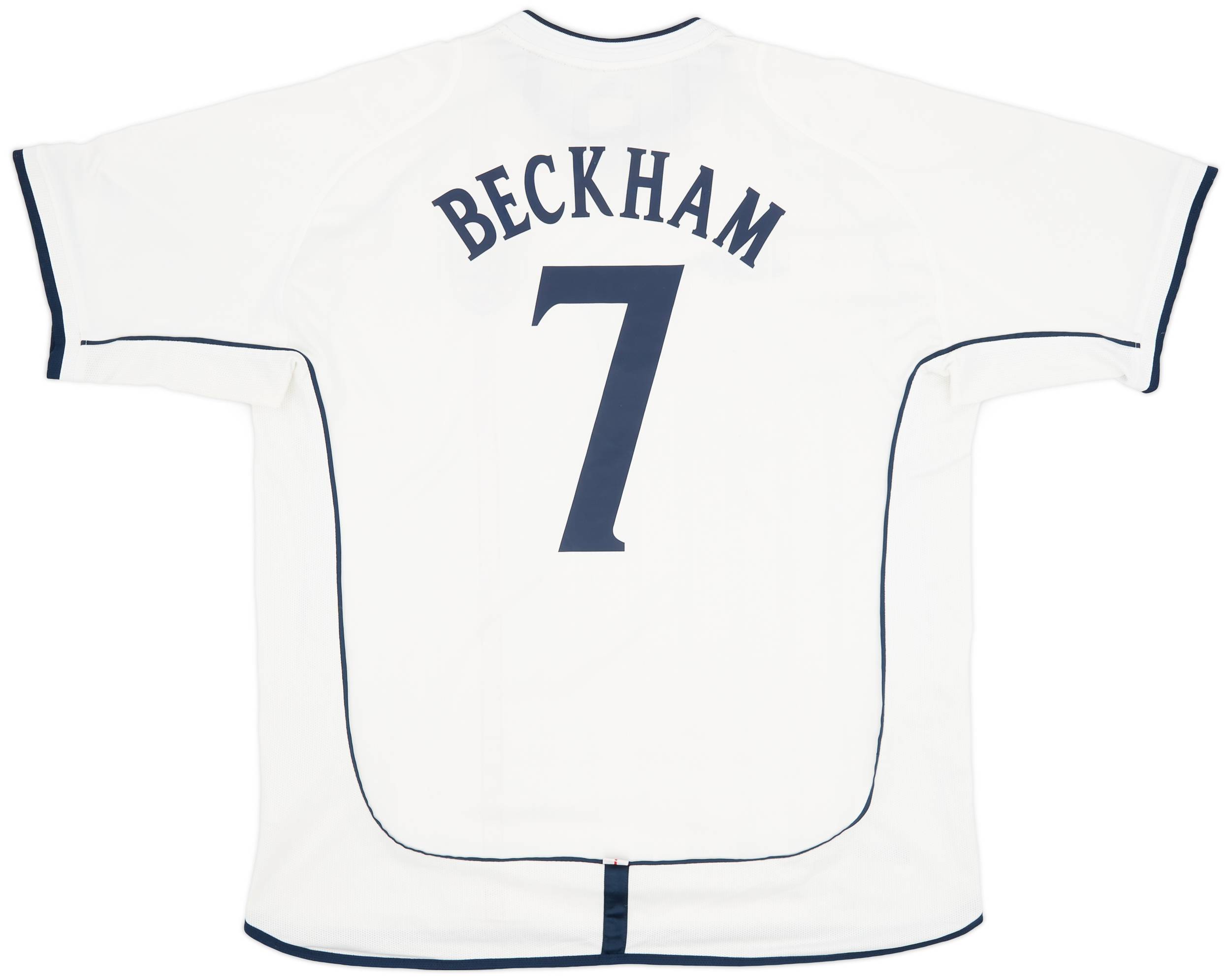 2024新発 2001-03 England (XXL) - 7/10 - #7 Beckham Shirt Home トップス