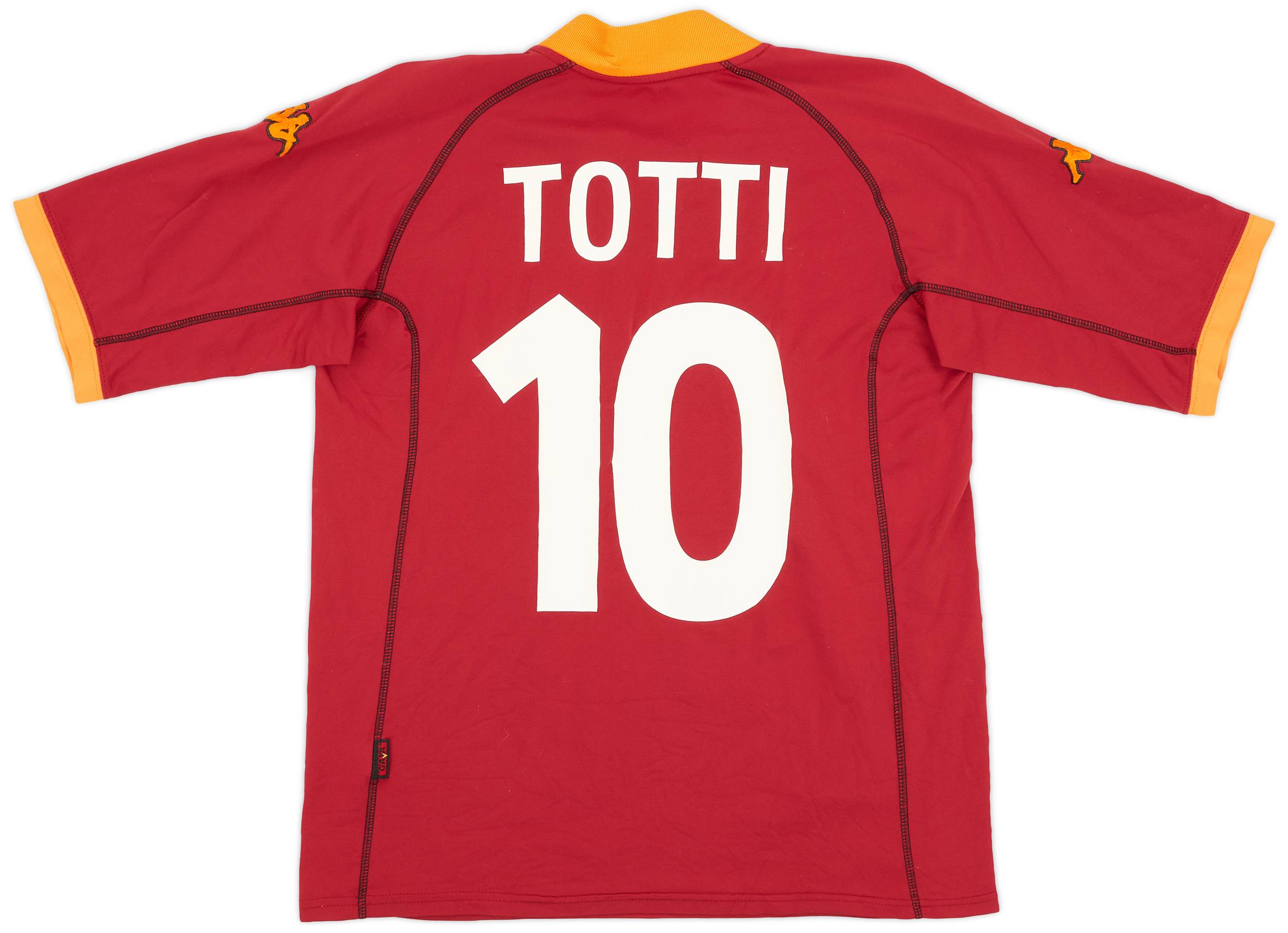 2001-02 Roma Home Shirt Totti #10 - 5/10 - (XXL)