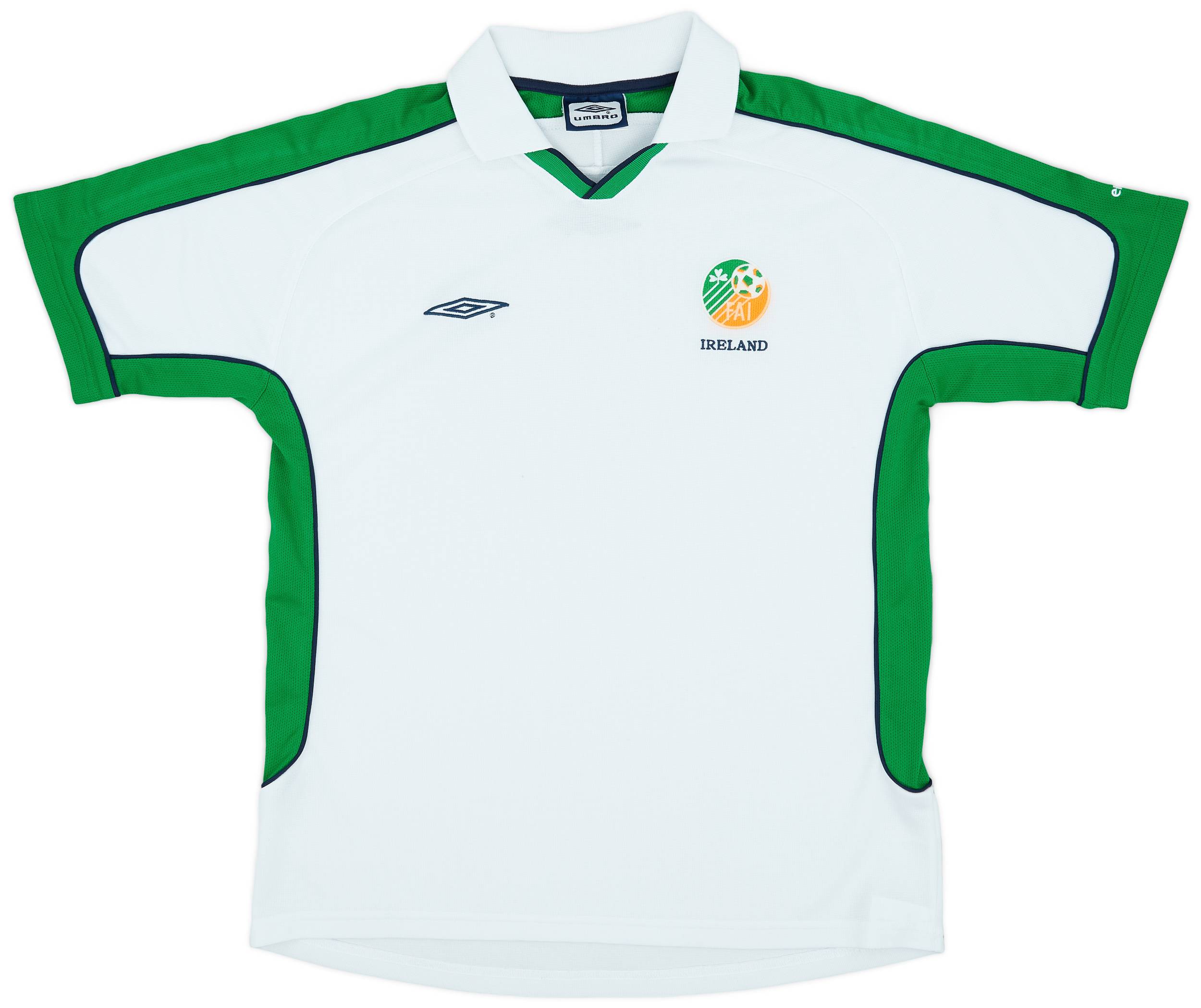 2000-01 Ireland Umbro Training Shirt - 9/10 - (L)