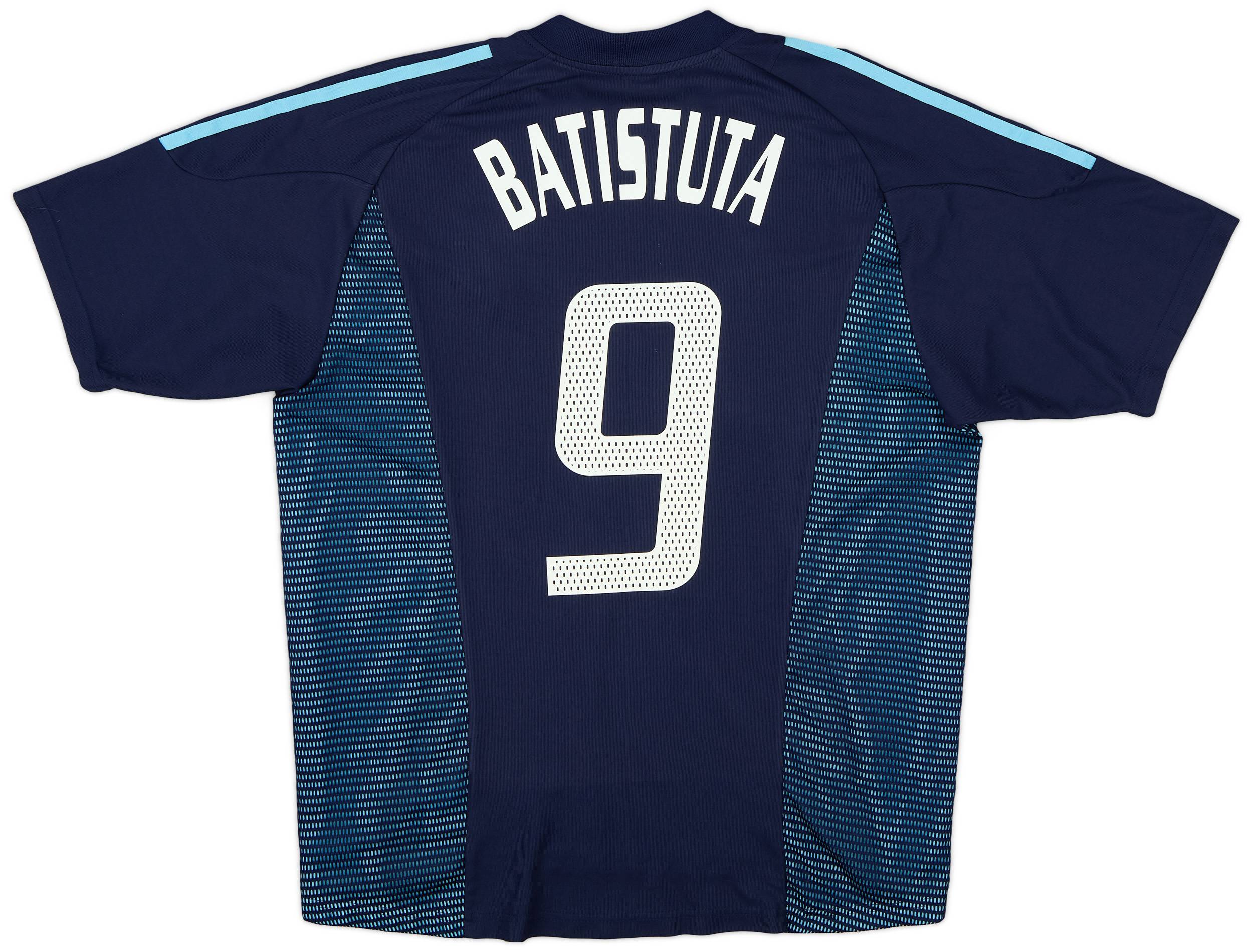 2002-04 Argentina Away Shirt Batistuta #9 - 6/10 - (L)