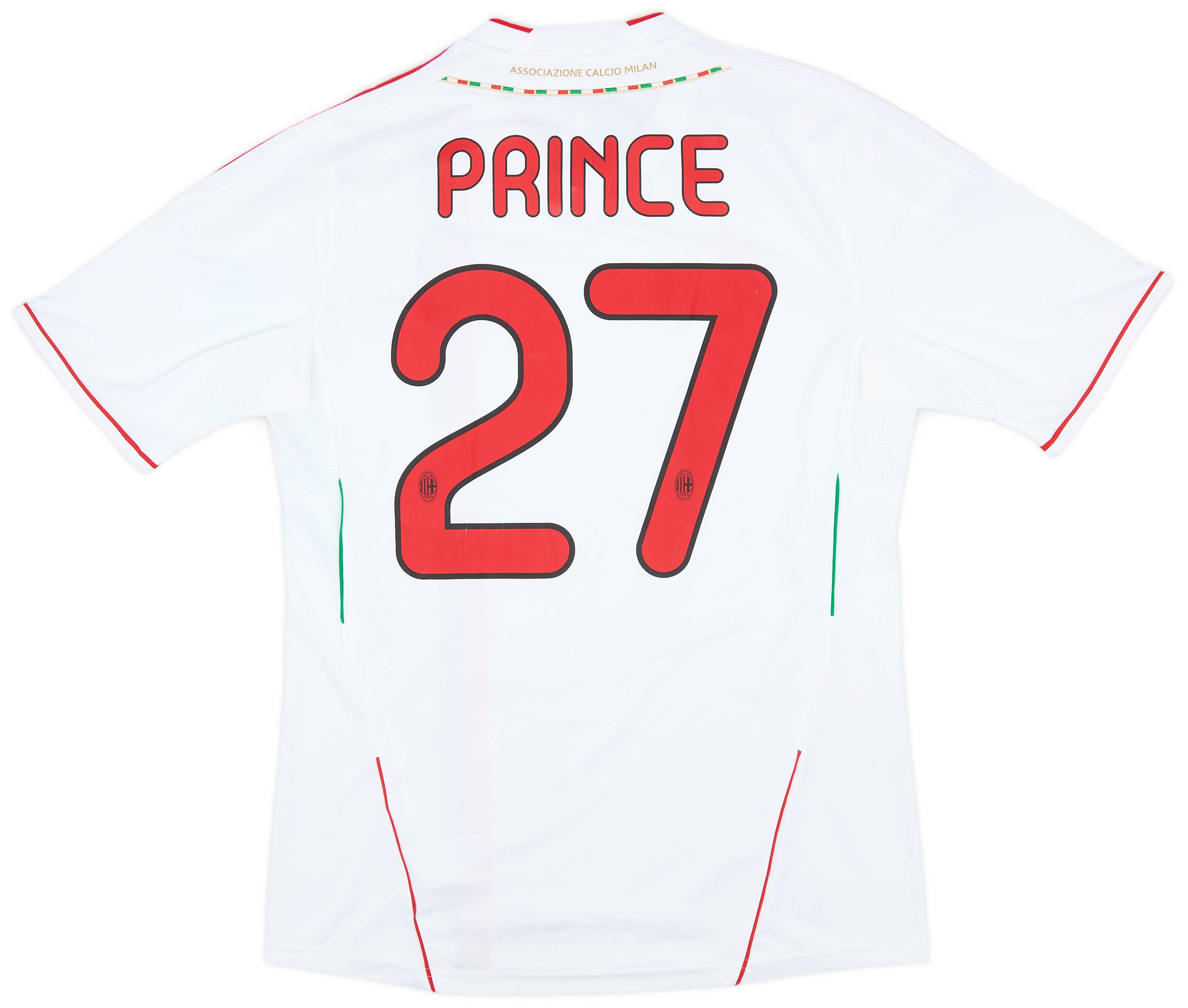 2011-12 AC Milan Away Prince #27 - 6/10 - (M)