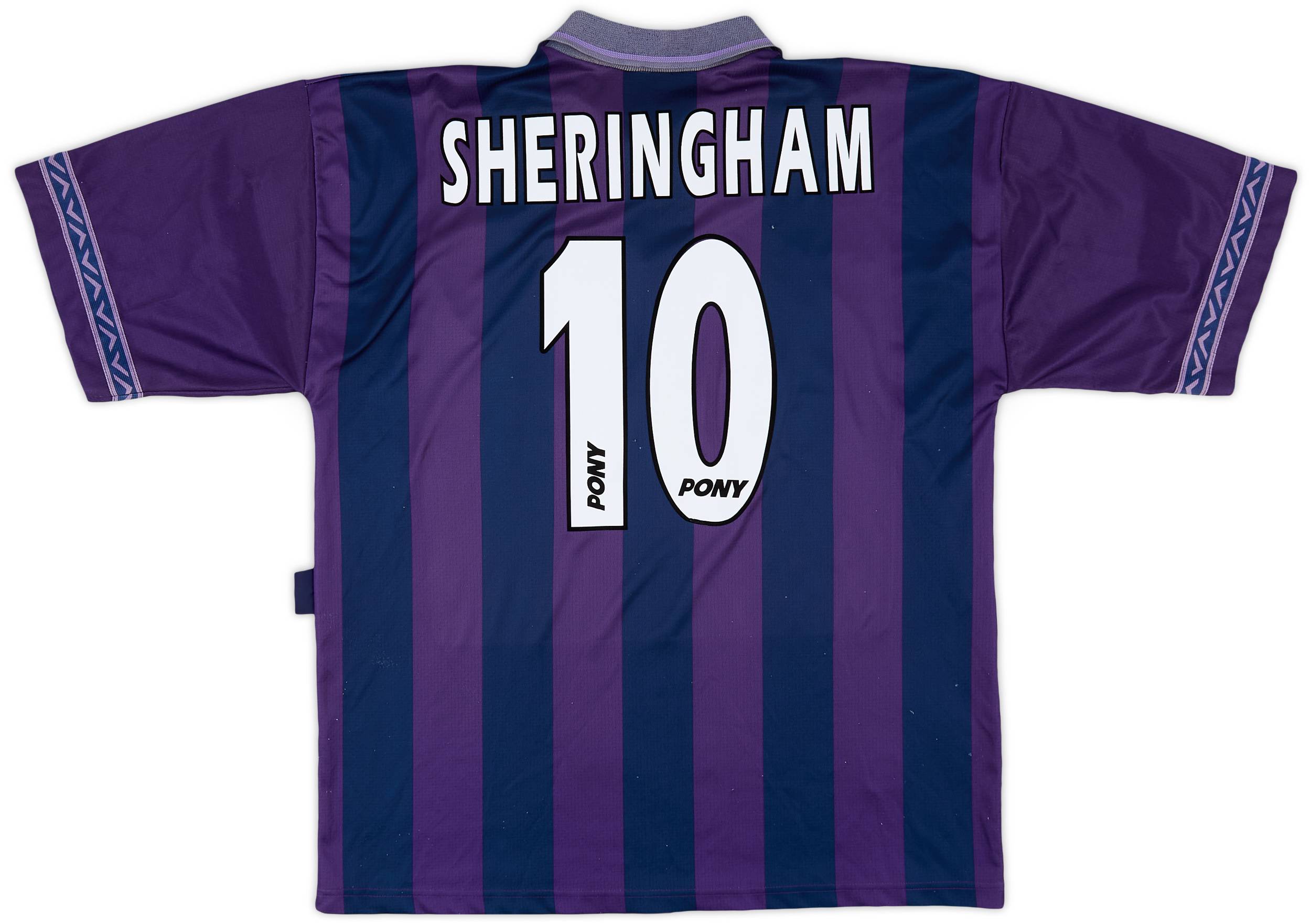 1995-97 Tottenham Away Shirt Sheringham #10 - 7/10 - (L)