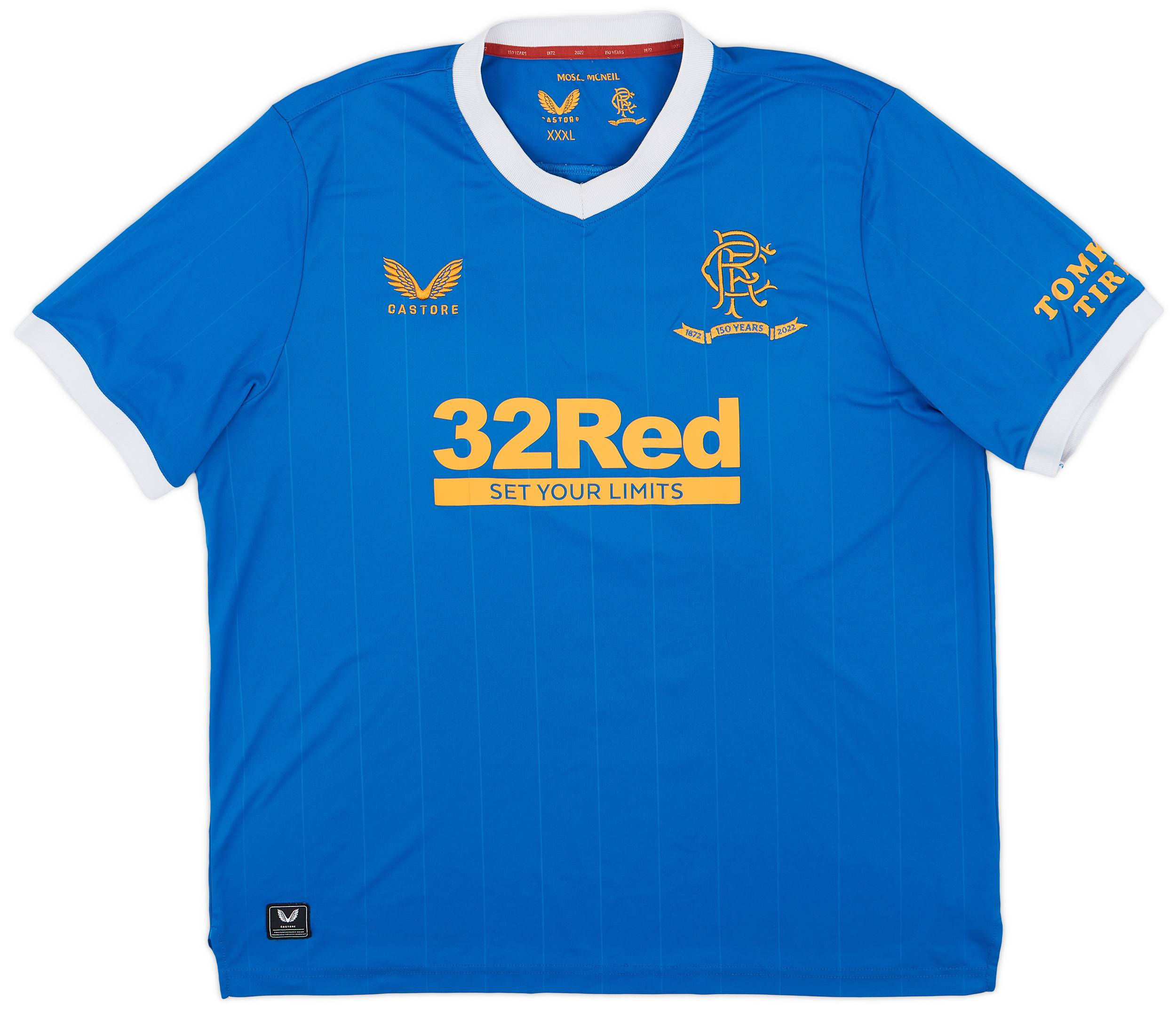 2021-22 Rangers Home Shirt - 8/10 - (3XL)
