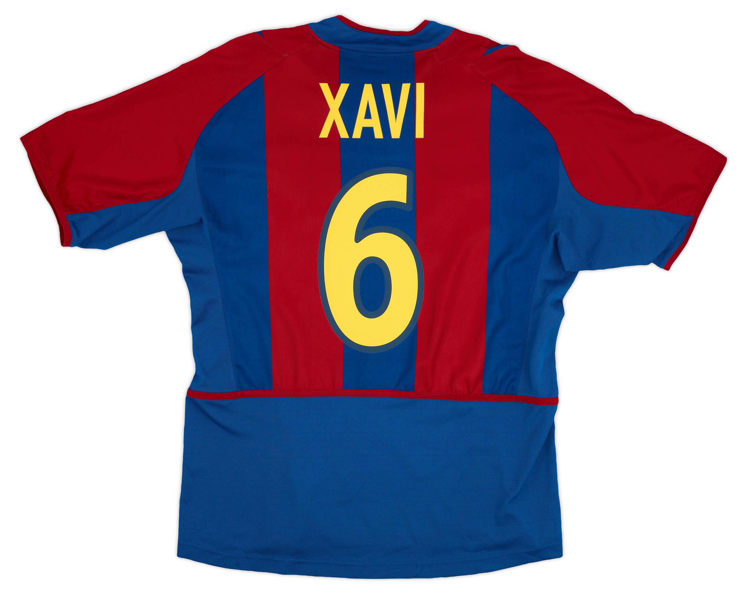 2002-03 Barcelona Home Shirt Xavi #6