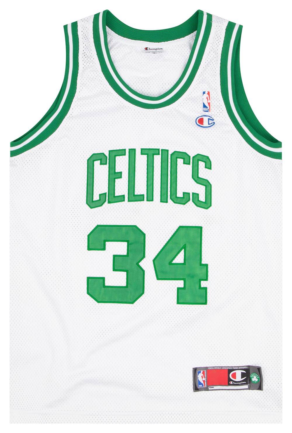 1998-10 Authentic Boston Celtics Pierce #34 Champion Jersey (Home) M