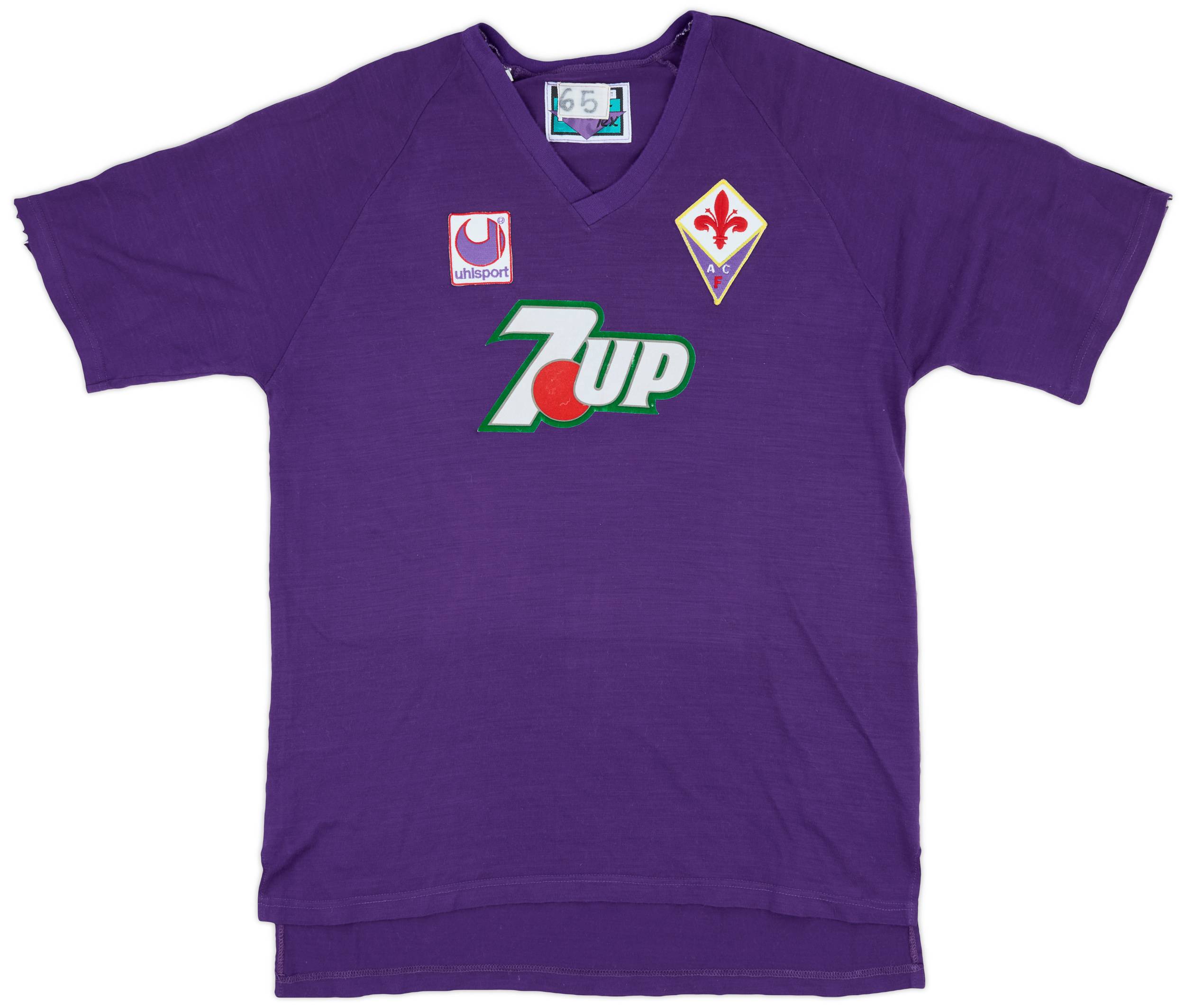 1993-94 Fiorentina Uhlsport Training Shirt - 7/10 - (XL)