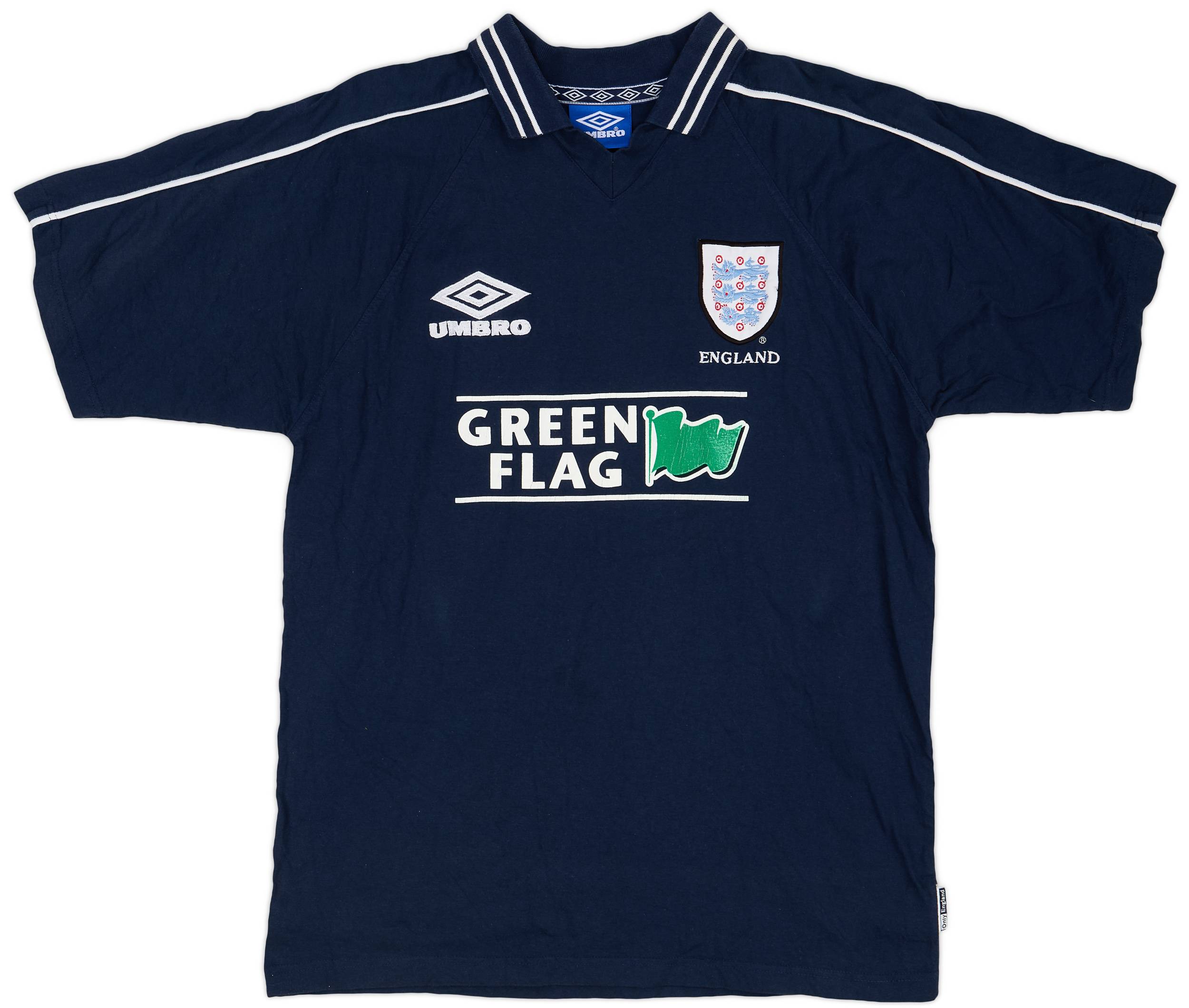 1996-98 England Umbro Training Shirt - 7/10 - (L)