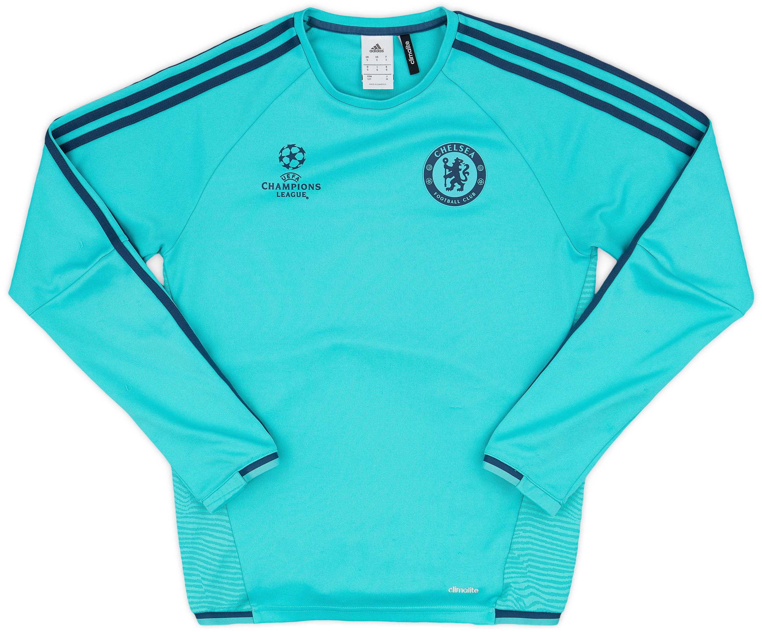 2015-16 Chelsea adidas CL Sweat Top - 7/10 - (S)