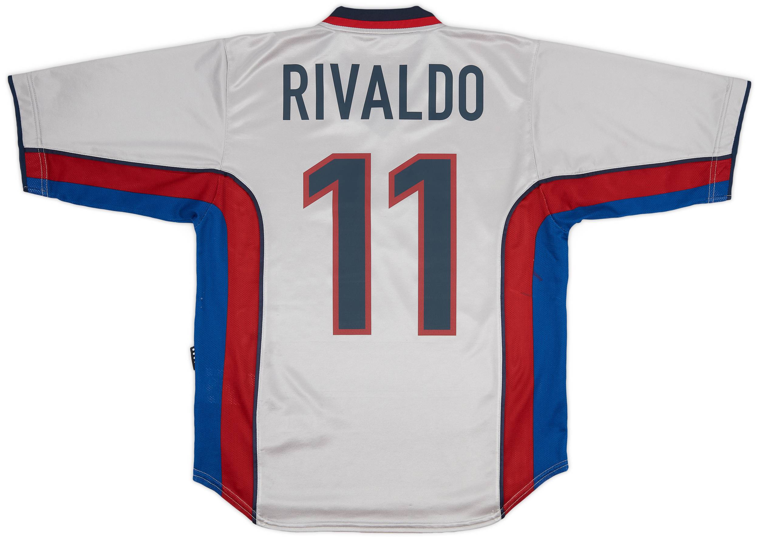 1998-01 Barcelona Away Shirt Rivaldo #11 - 7/10 - (S)