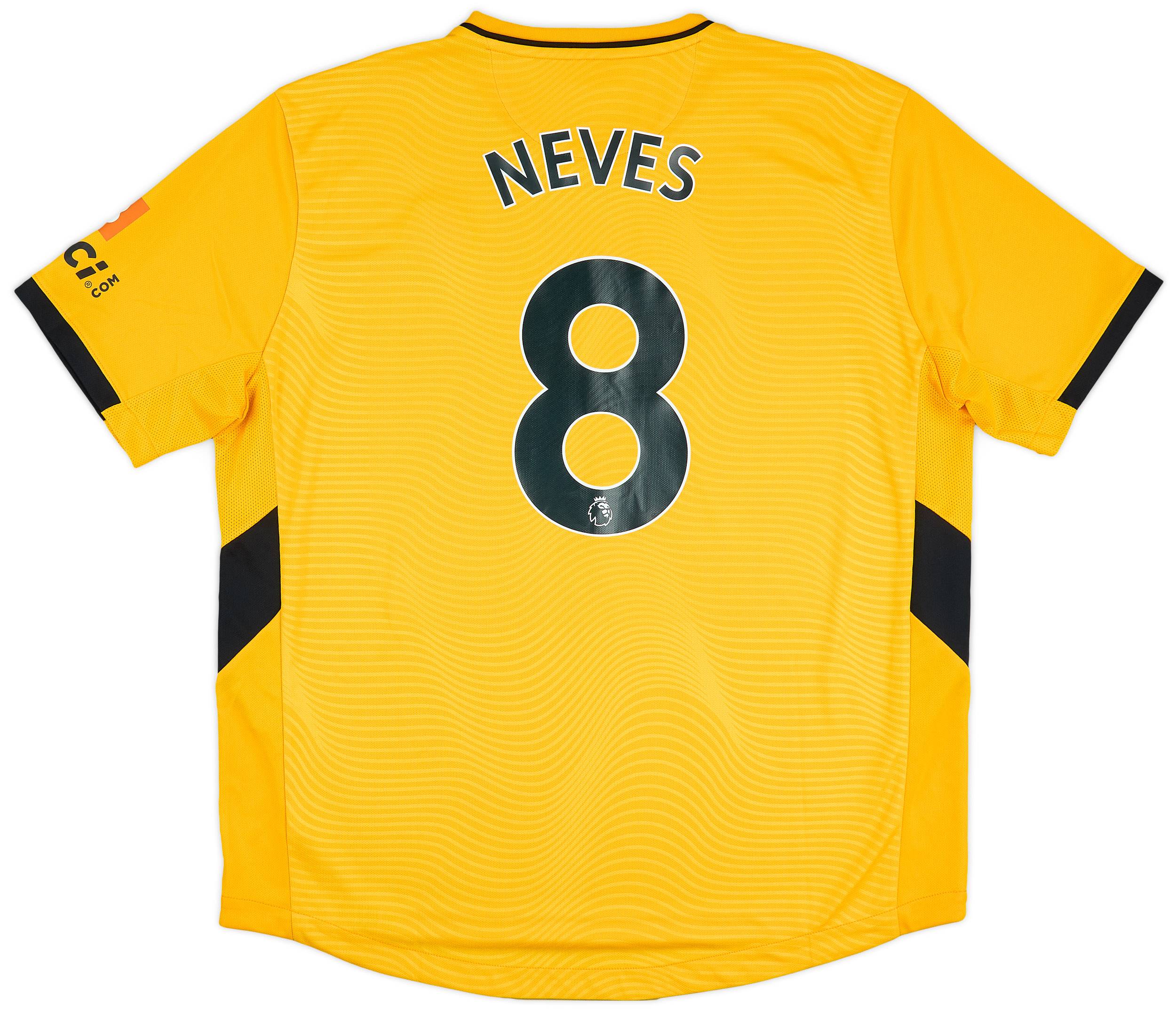 2021-22 Wolves Home Shirt Neves #8 - 10/10 - (XXL)