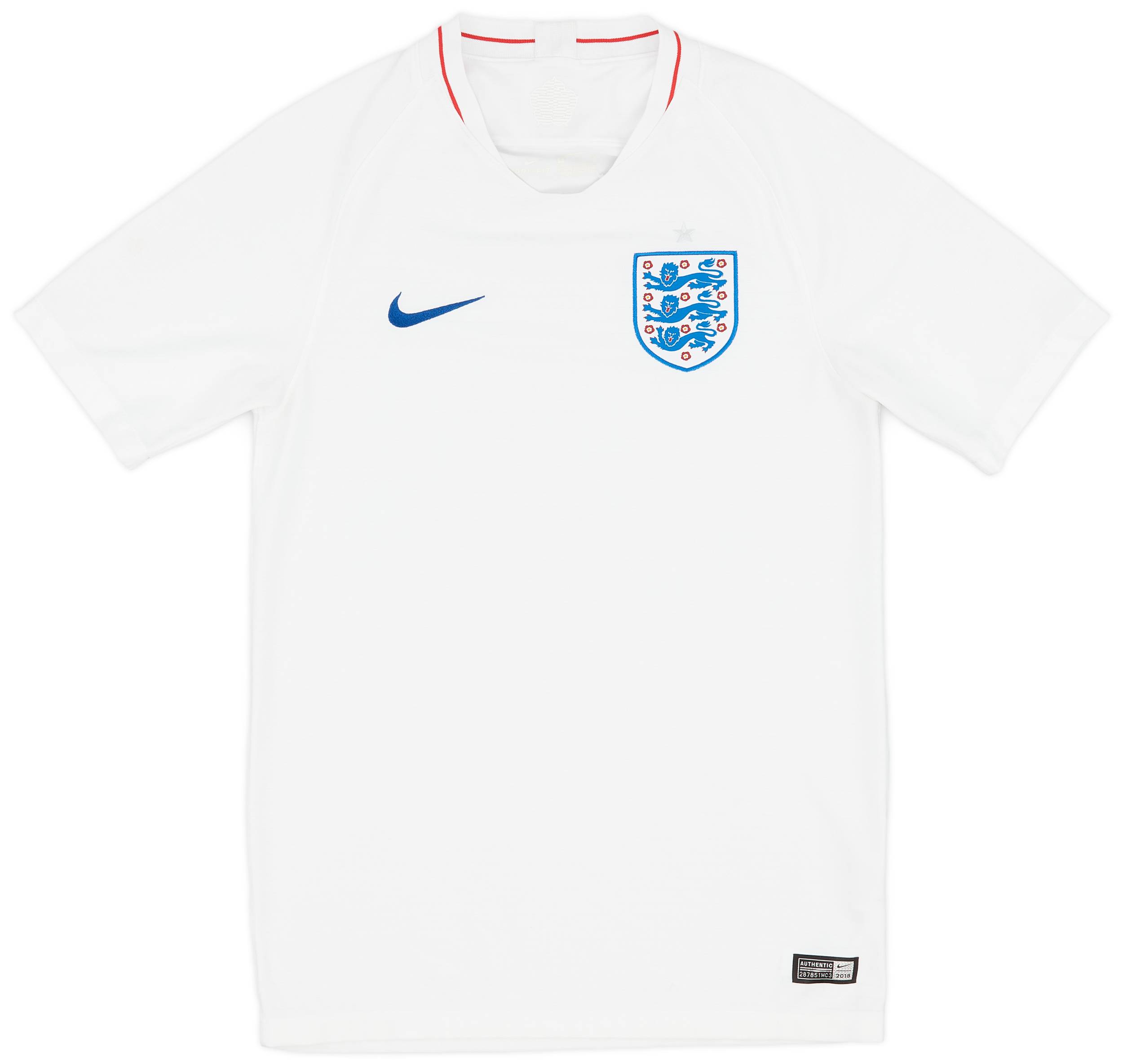 2018-19 England Home Shirt - 8/10 - (S)