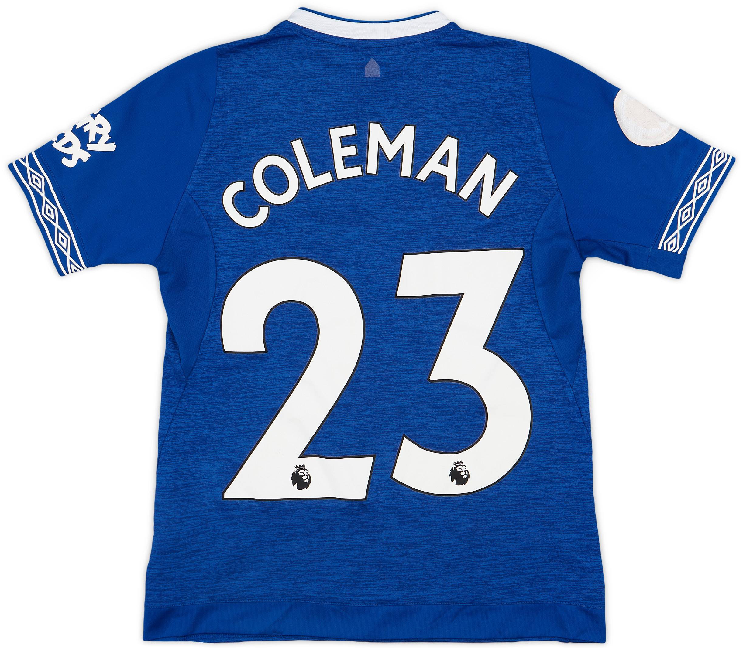 2018-19 Everton Home Shirt Coleman #23 - 7/10 - (S.Boys)