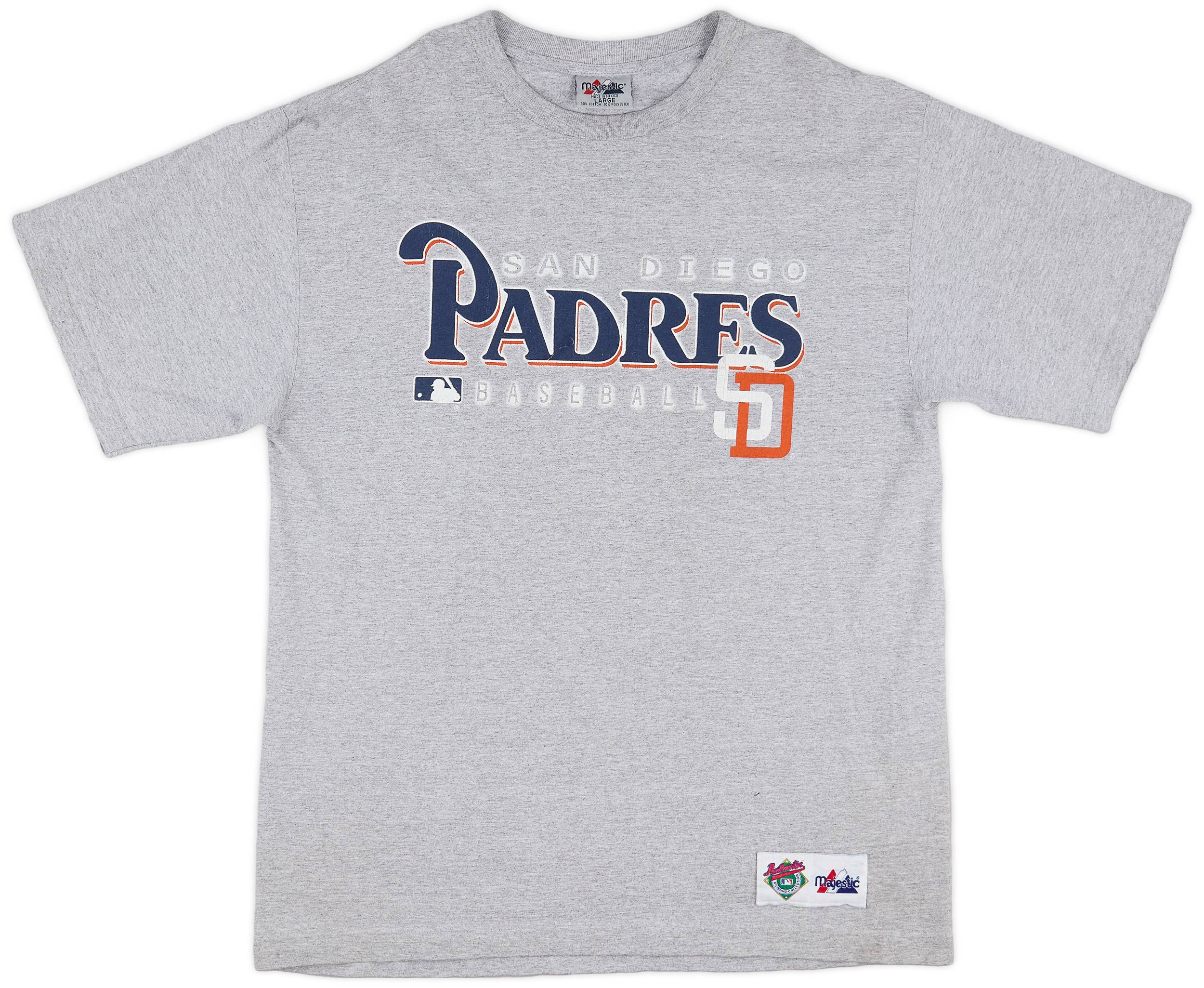 1990s San Diego Padres Majestic Tee - 3/10 - (L)