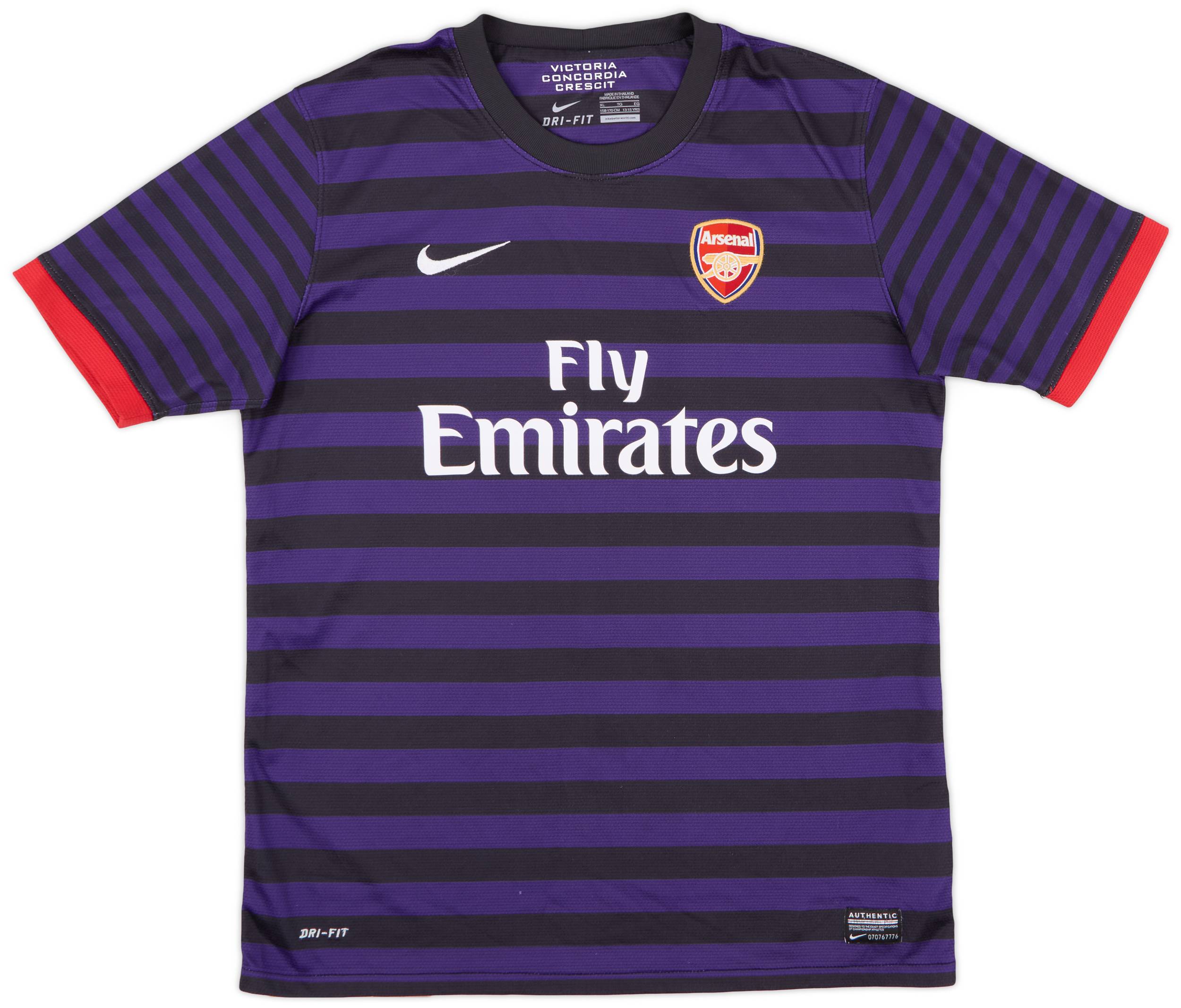 2012-13 Arsenal Away Shirt - 8/10 - (XL.Boys)