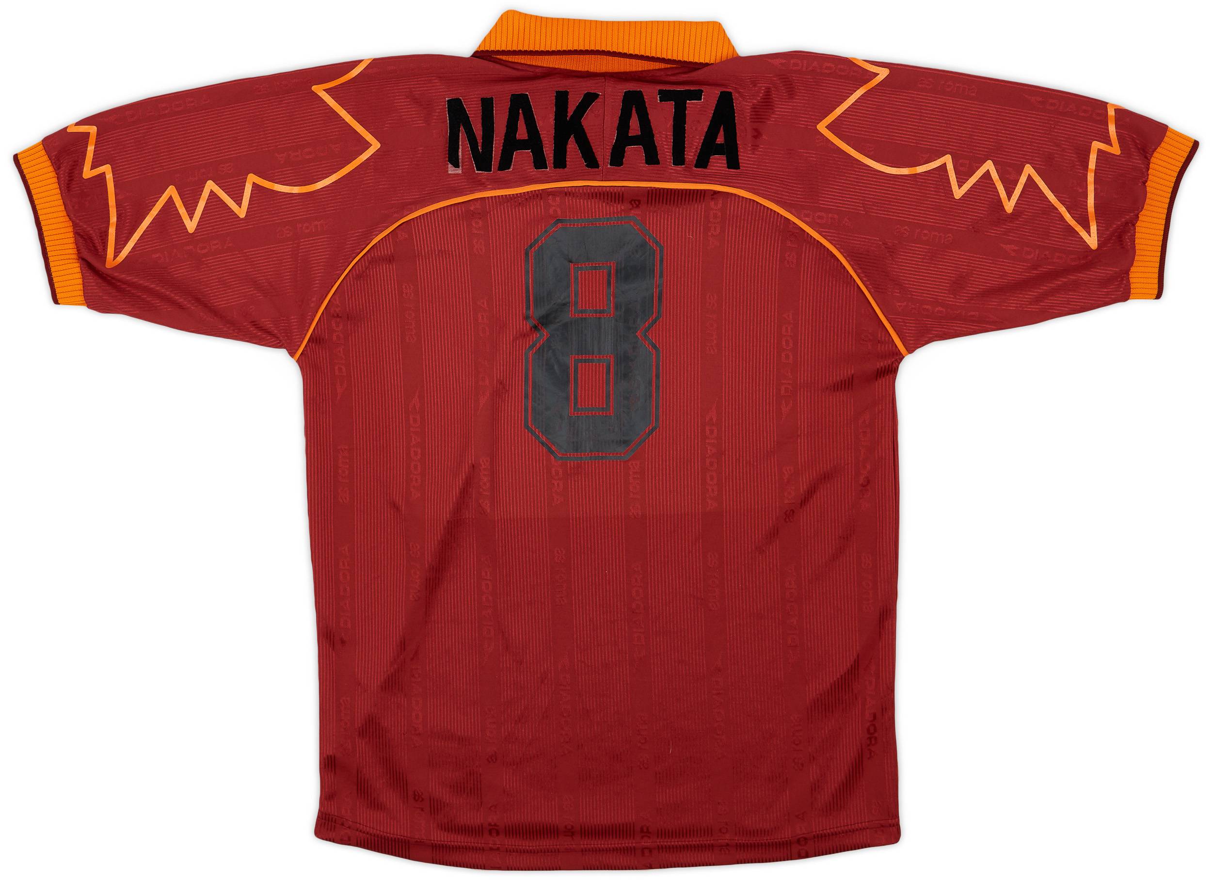 芸能人愛用のおすすめ最新情報 1999-00 Roma Home Shirt Nakata #8 - 4/10 - (L) ウェア