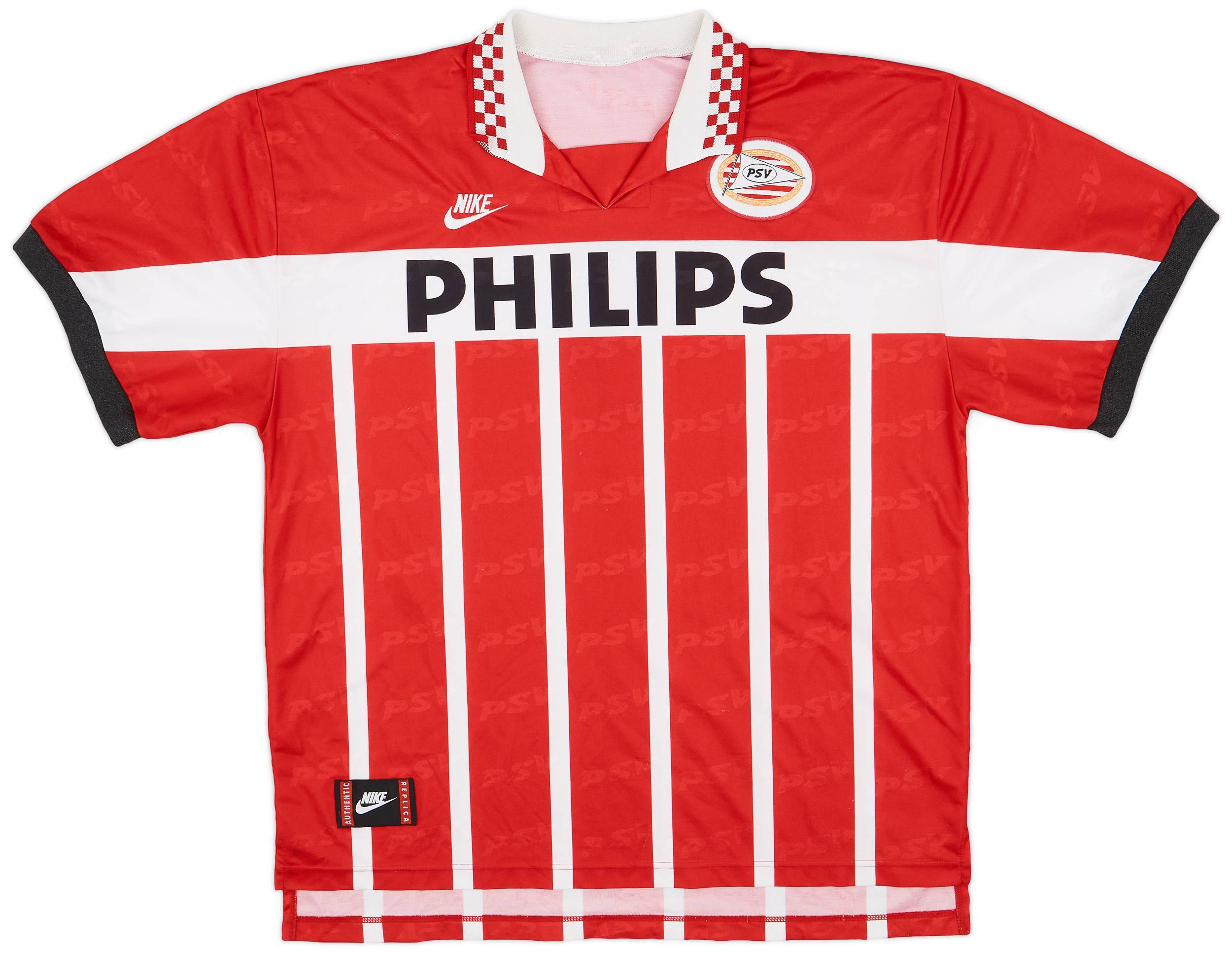 独創的 Home PSV 1995-96 Shirt (XL) - 7/10 - #9 ウェア