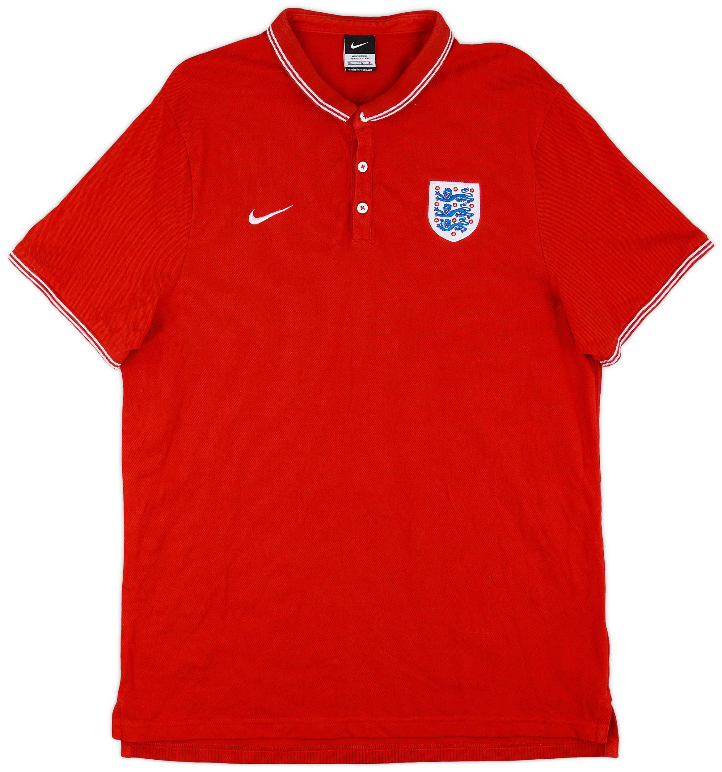 2014-15 England Nike Polo Shirt - 9/10 - (XXL)
