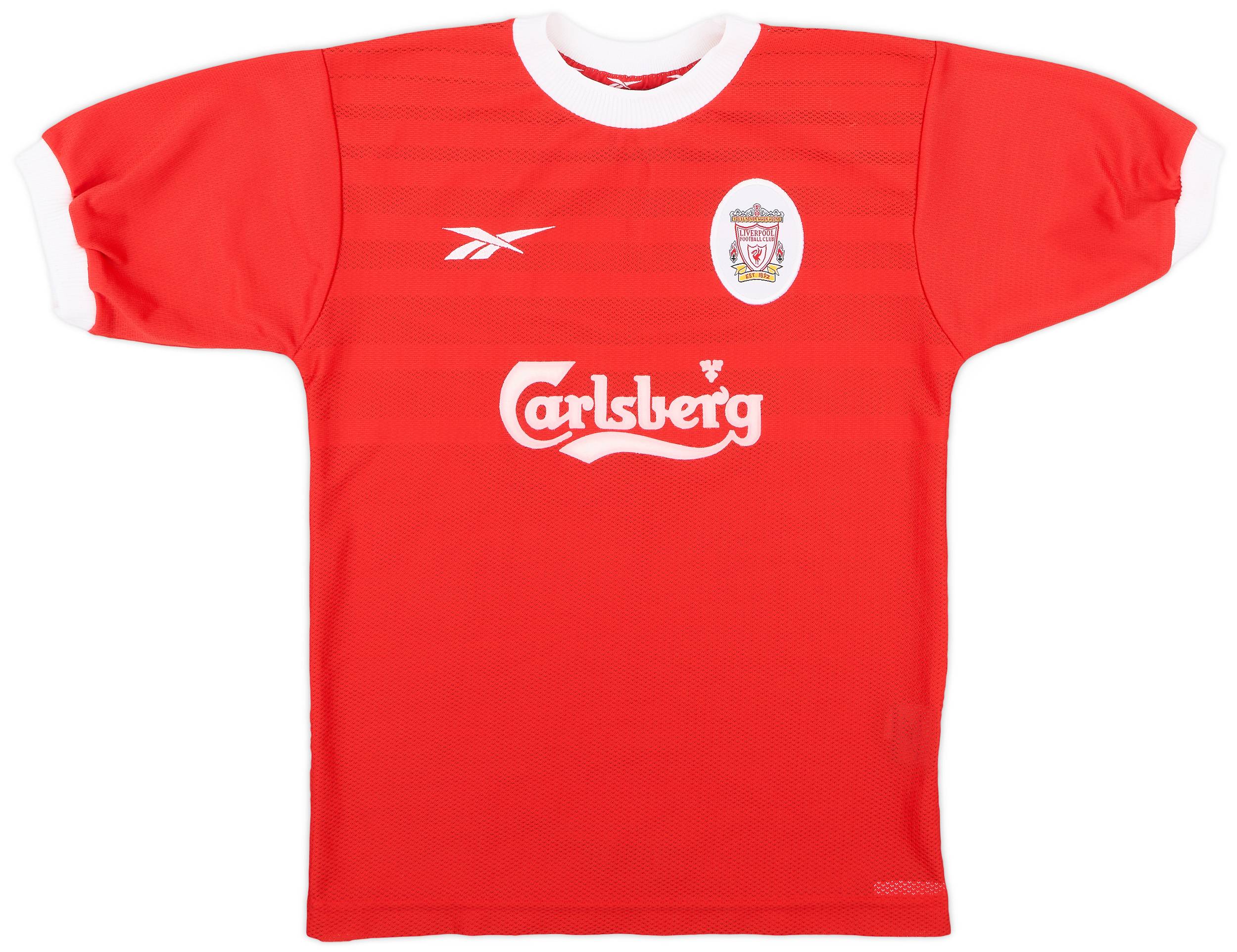 1998-00 Liverpool Home Shirt - 8/10 - (M.Boys)