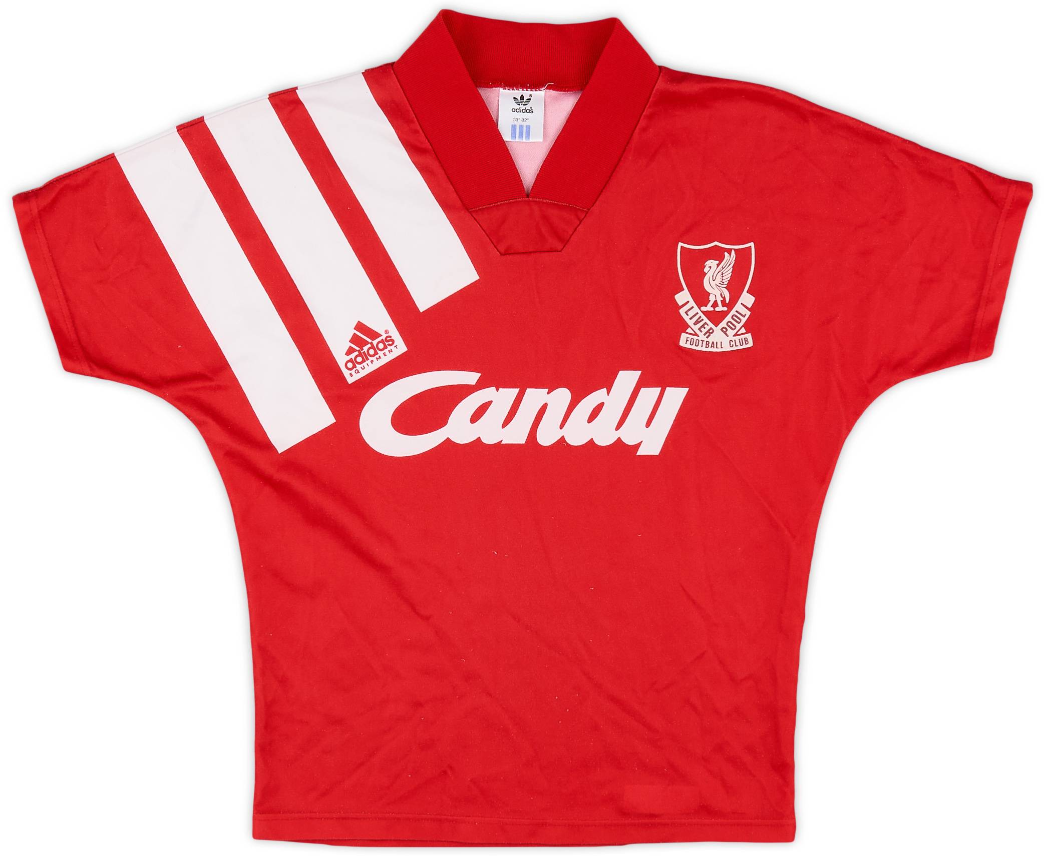 1991-92 Liverpool Home Shirt - 8/10 - (M.Boys)