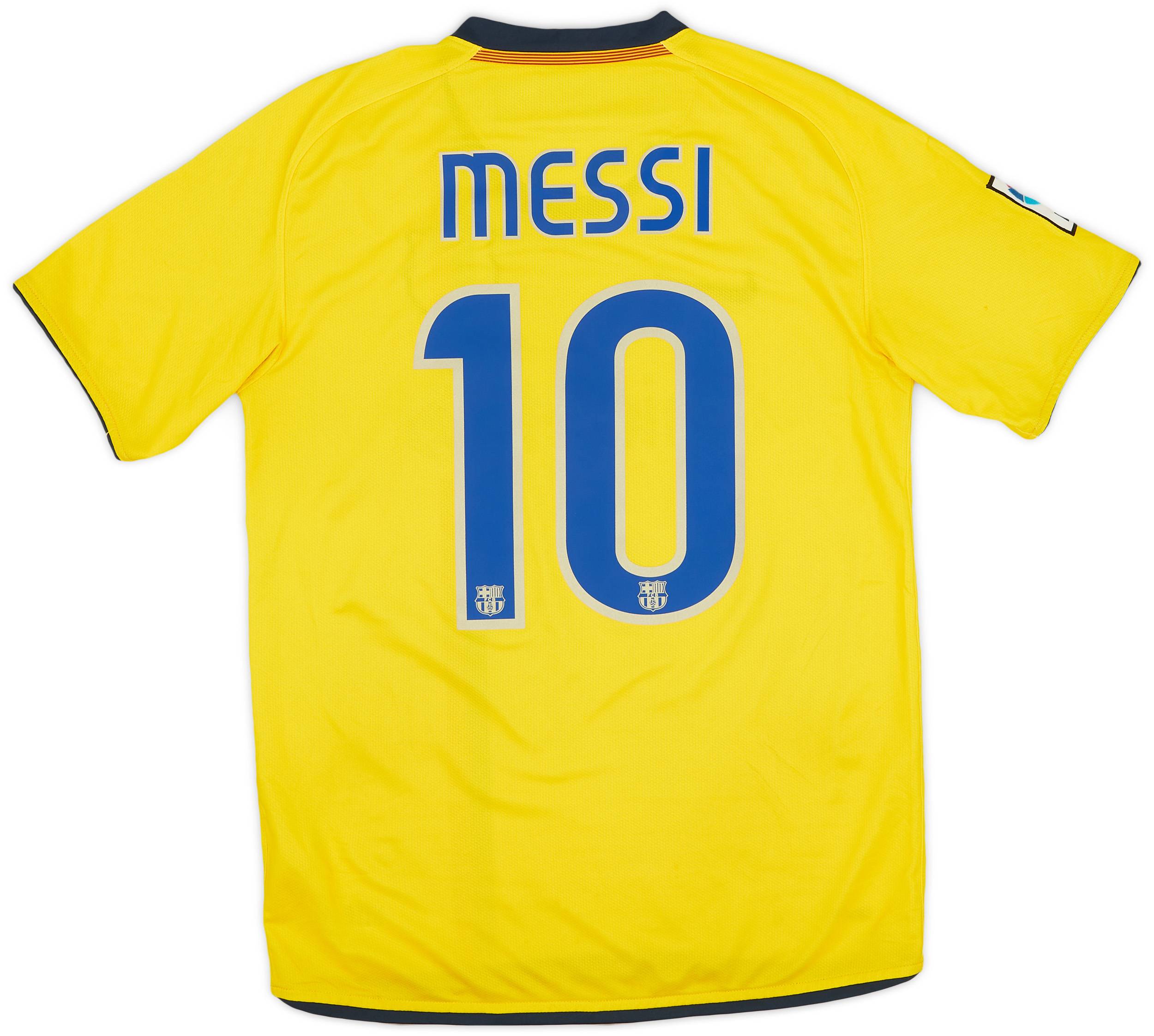 2008-10 Barcelona Away Shirt Messi #10 - 8/10 - (S)