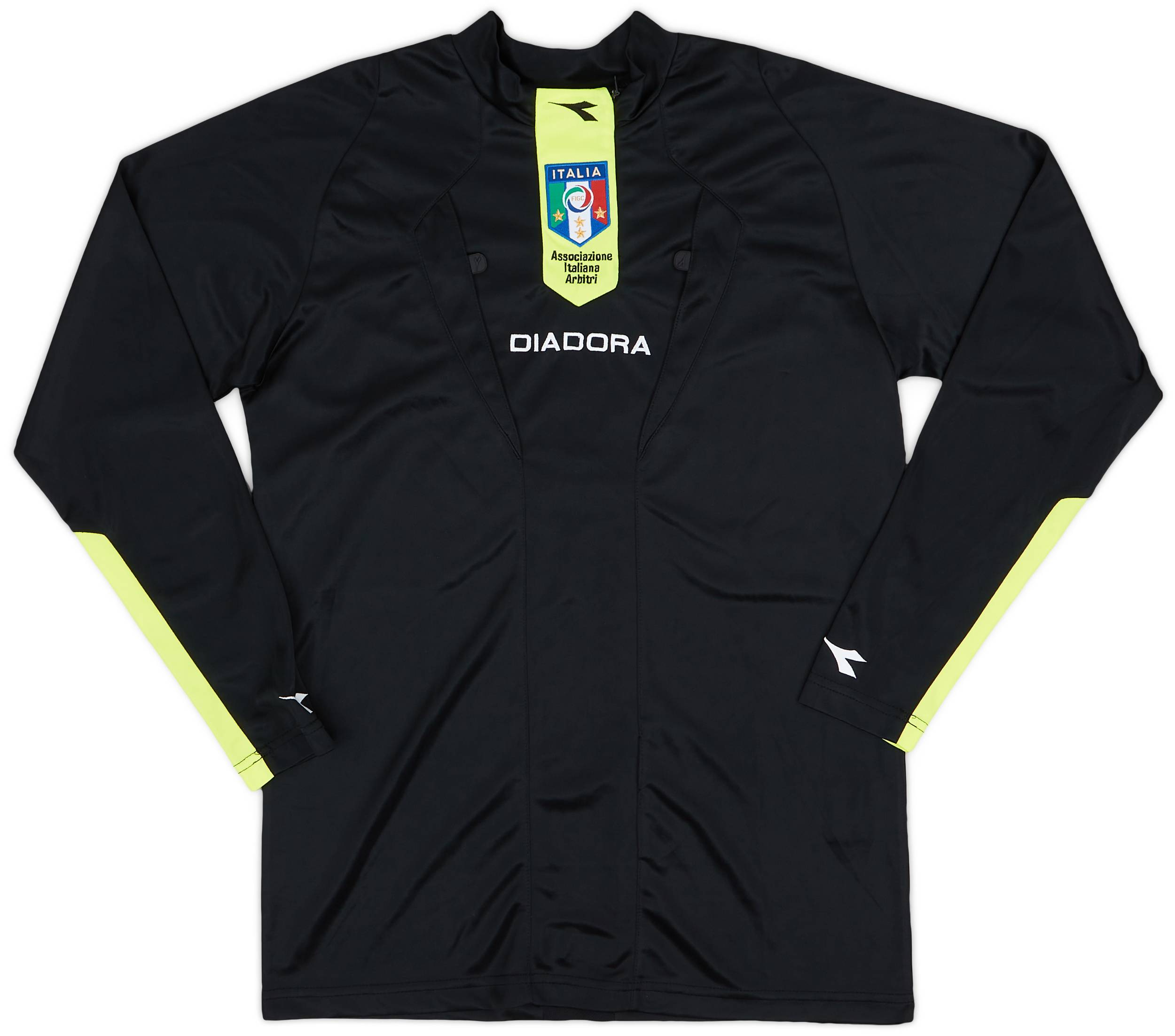 1990s Italy FIGC Diadora Referee L/S Shirt - 9/10 - (XS)