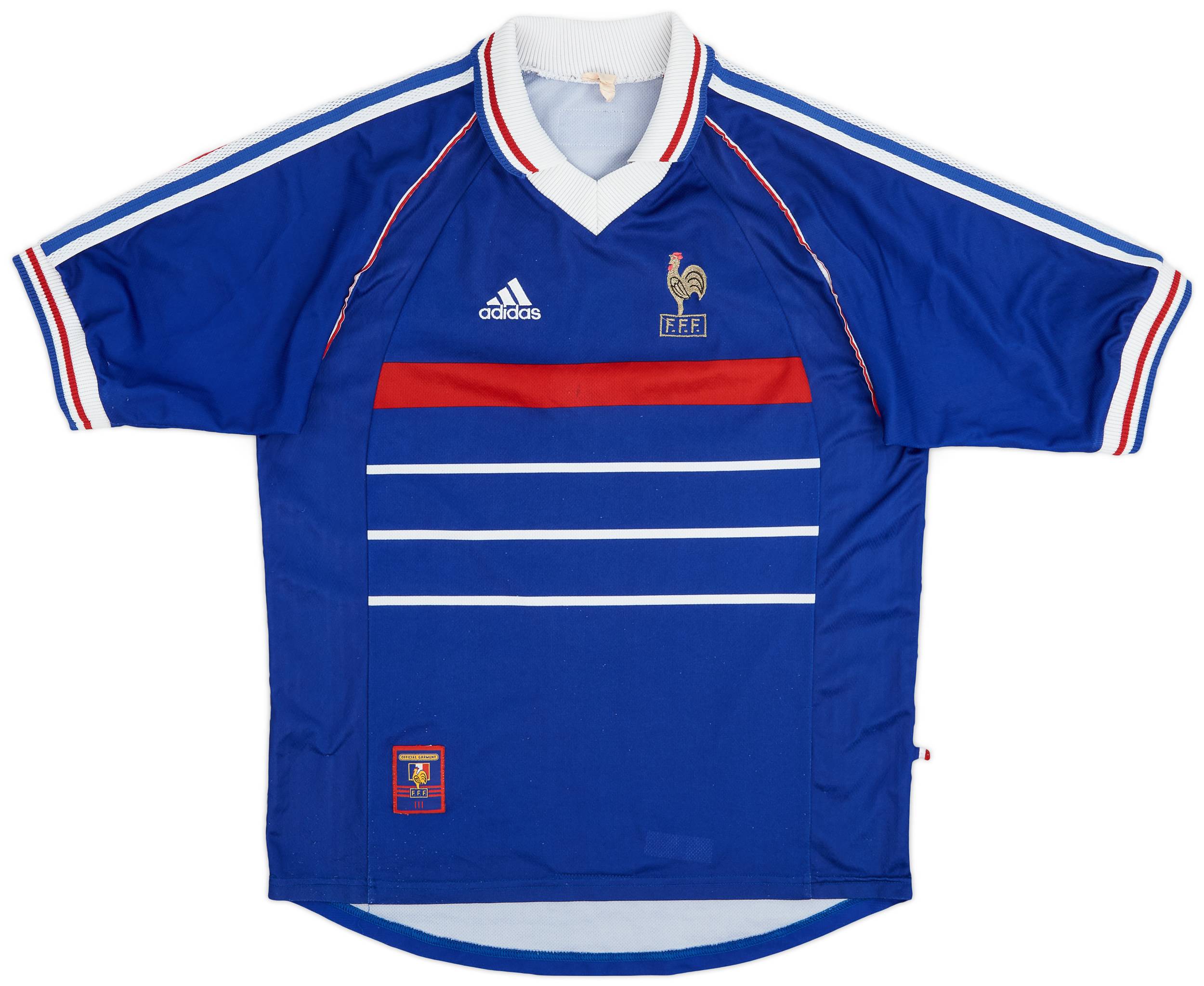 1998-00 France Home Shirt - 8/10 - (M)