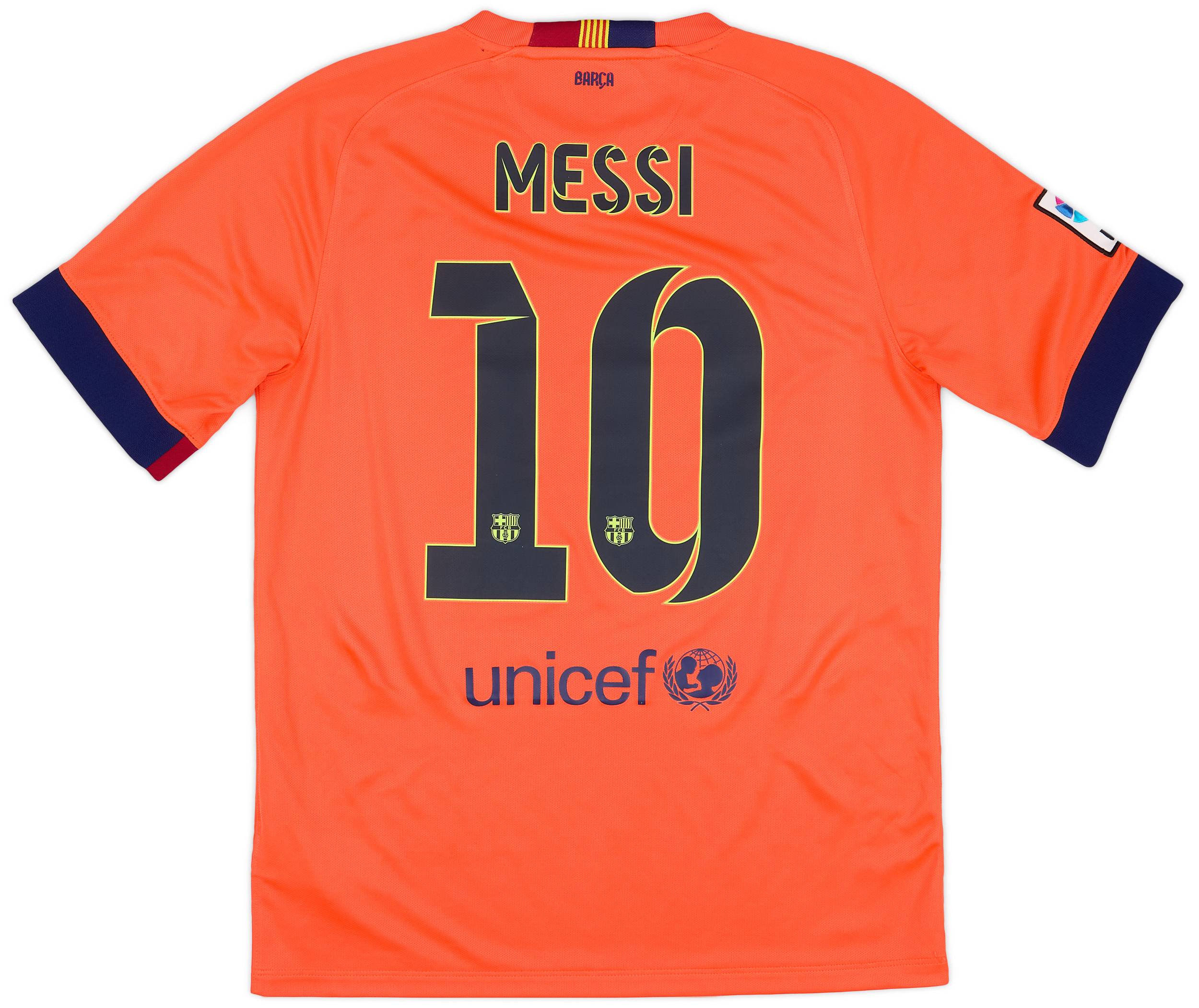2014-15 Barcelona Away Shirt Messi #10 - 8/10 - (M)
