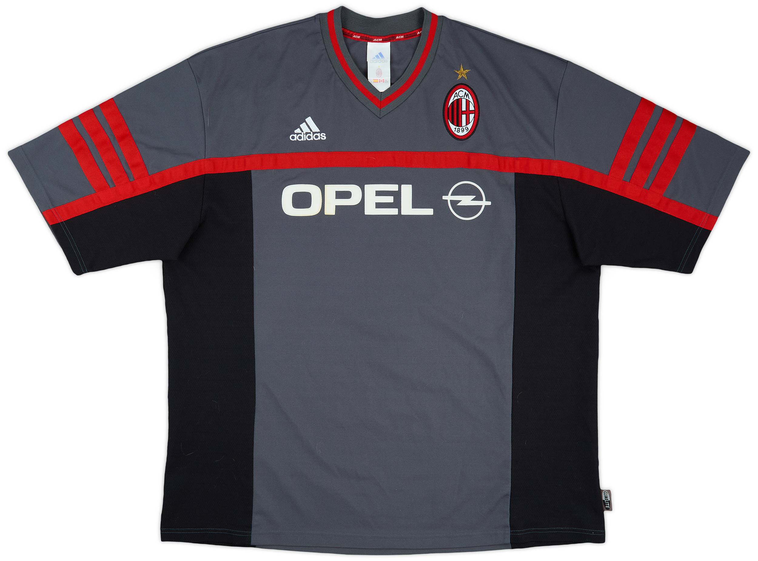 2000-01 AC Milan adidas Training Shirt - 8/10 - (XL)
