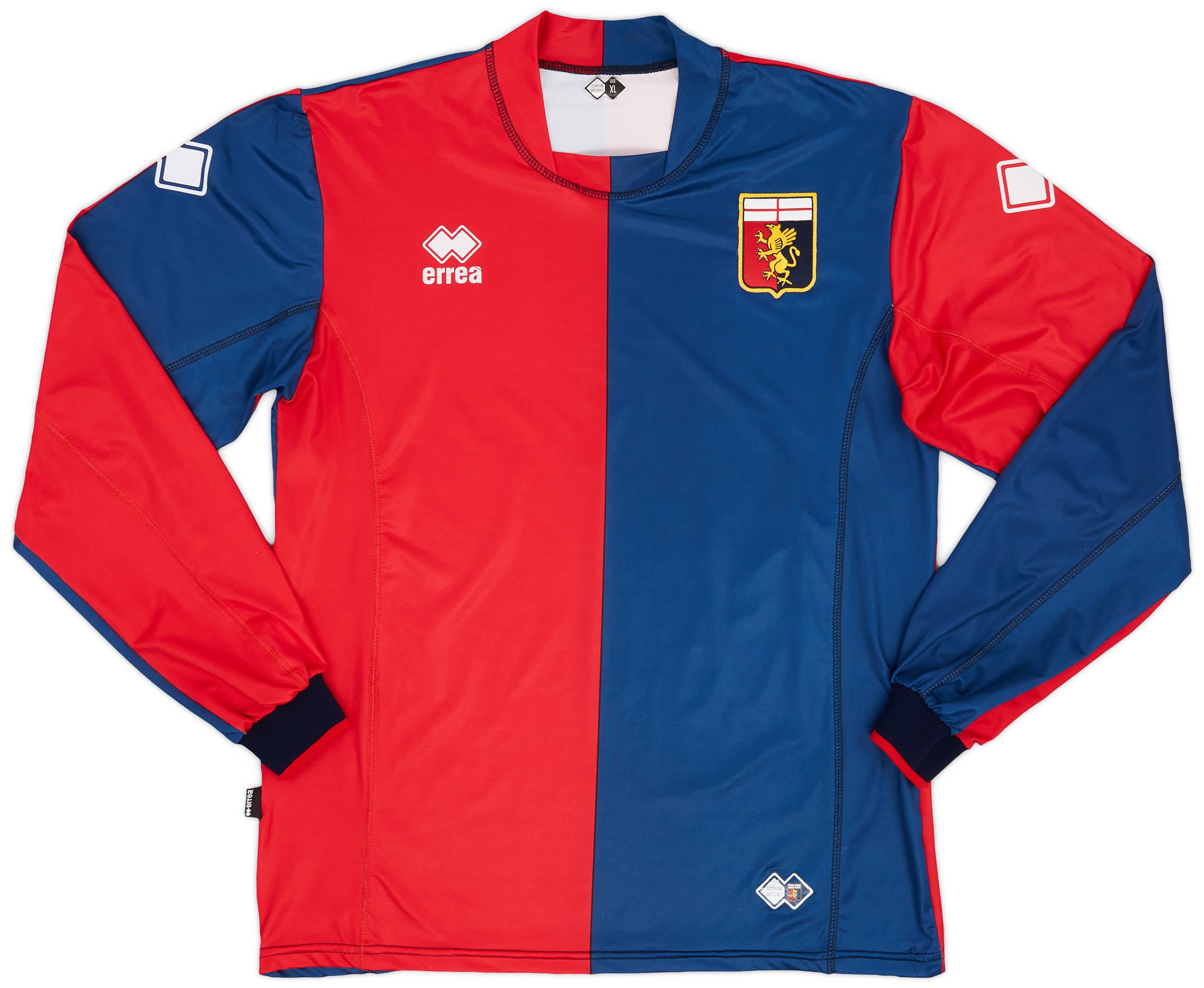 GENOA シャツ 背番号9 2007-08 Genoa Home L/S Shirt - 9/10 - (XL)