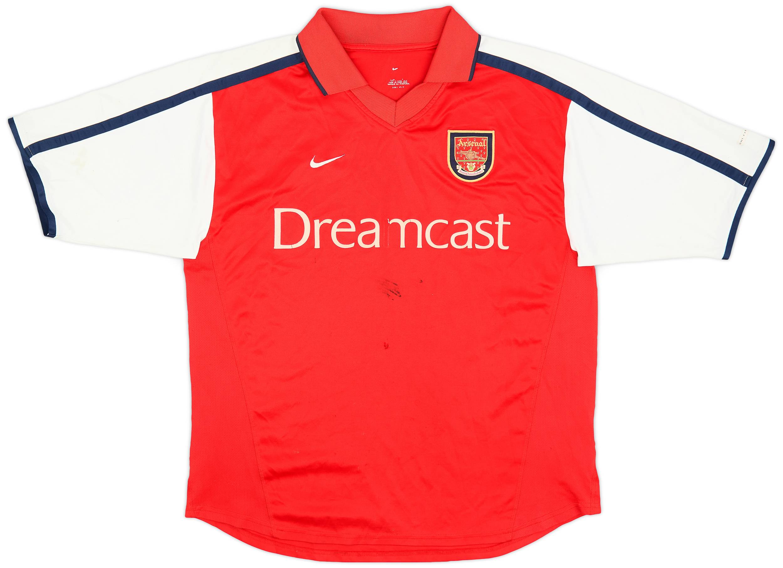 2000 02 Arsenal Home Shirt 4 10 L
